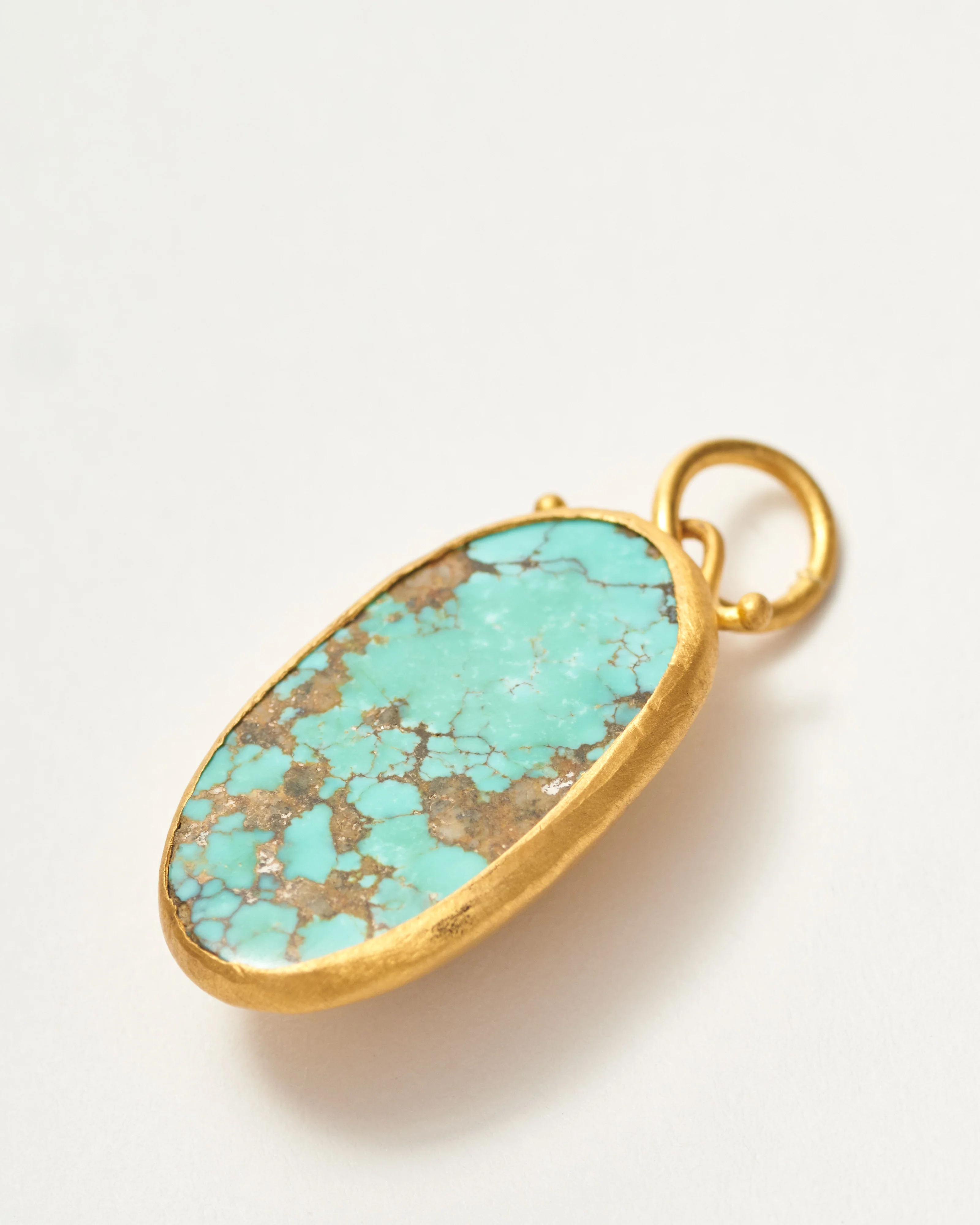 long oval turquoise pendant - Image 3
