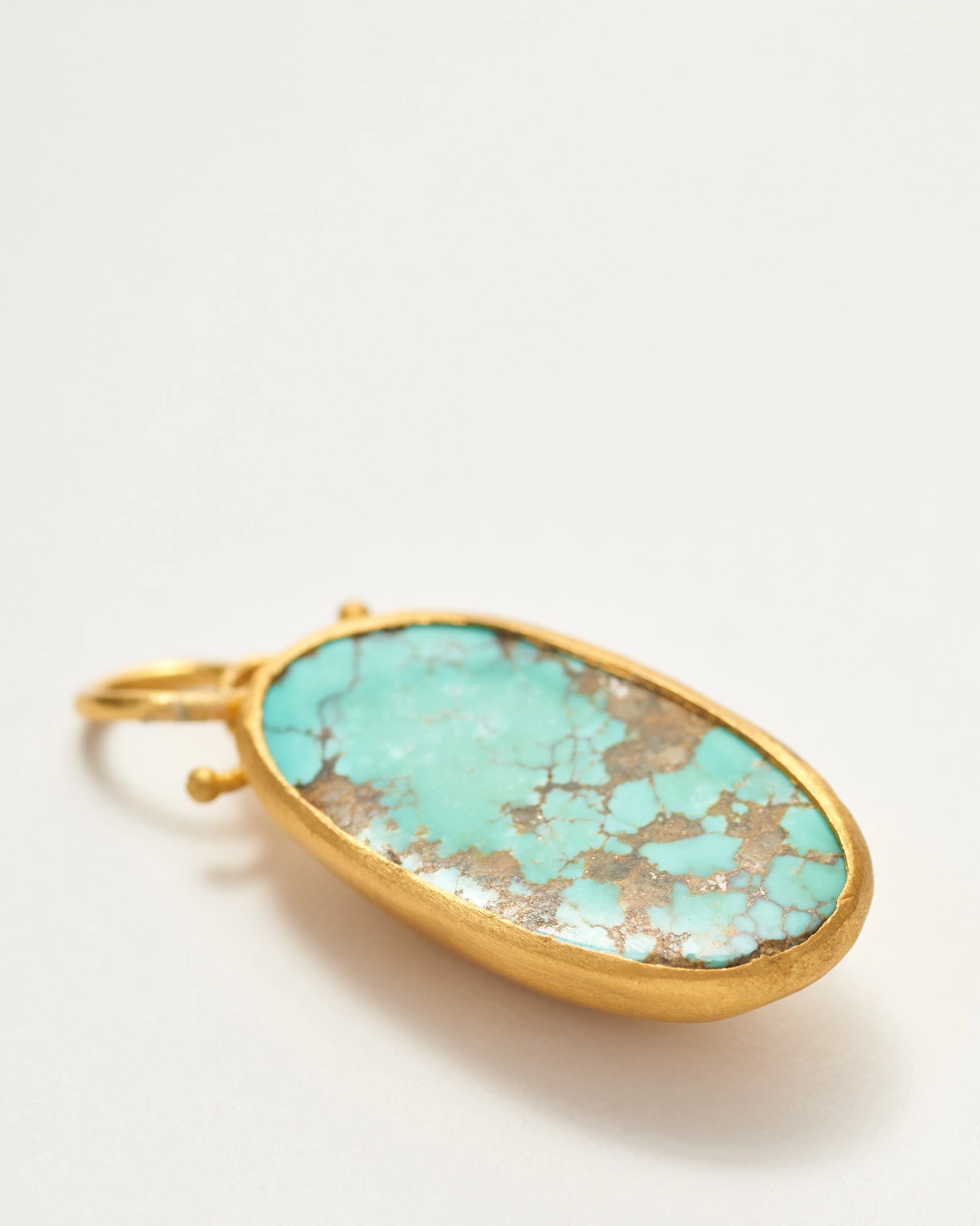 long oval turquoise pendant - Image 4