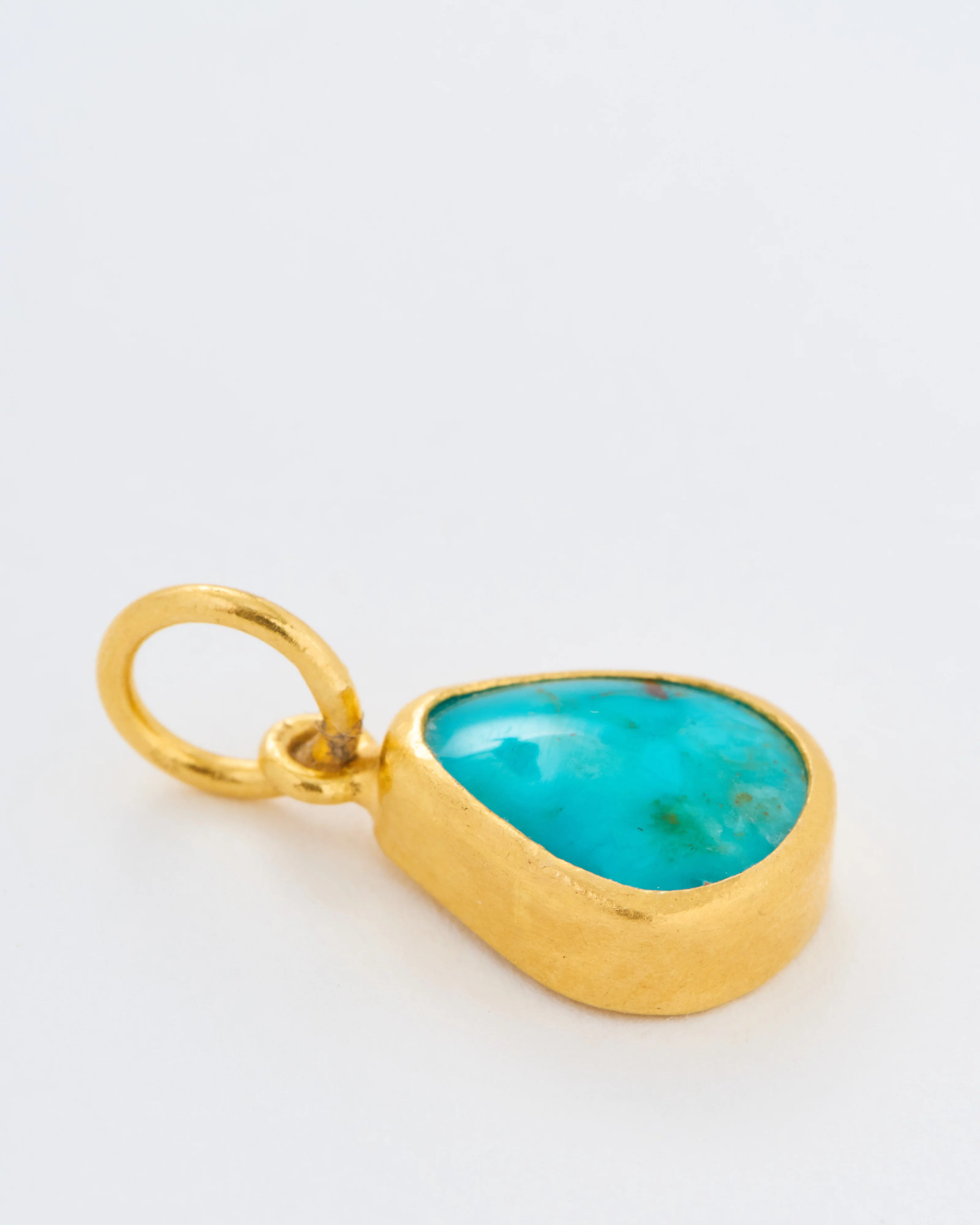 turquoise teardrop pendant - Image 3