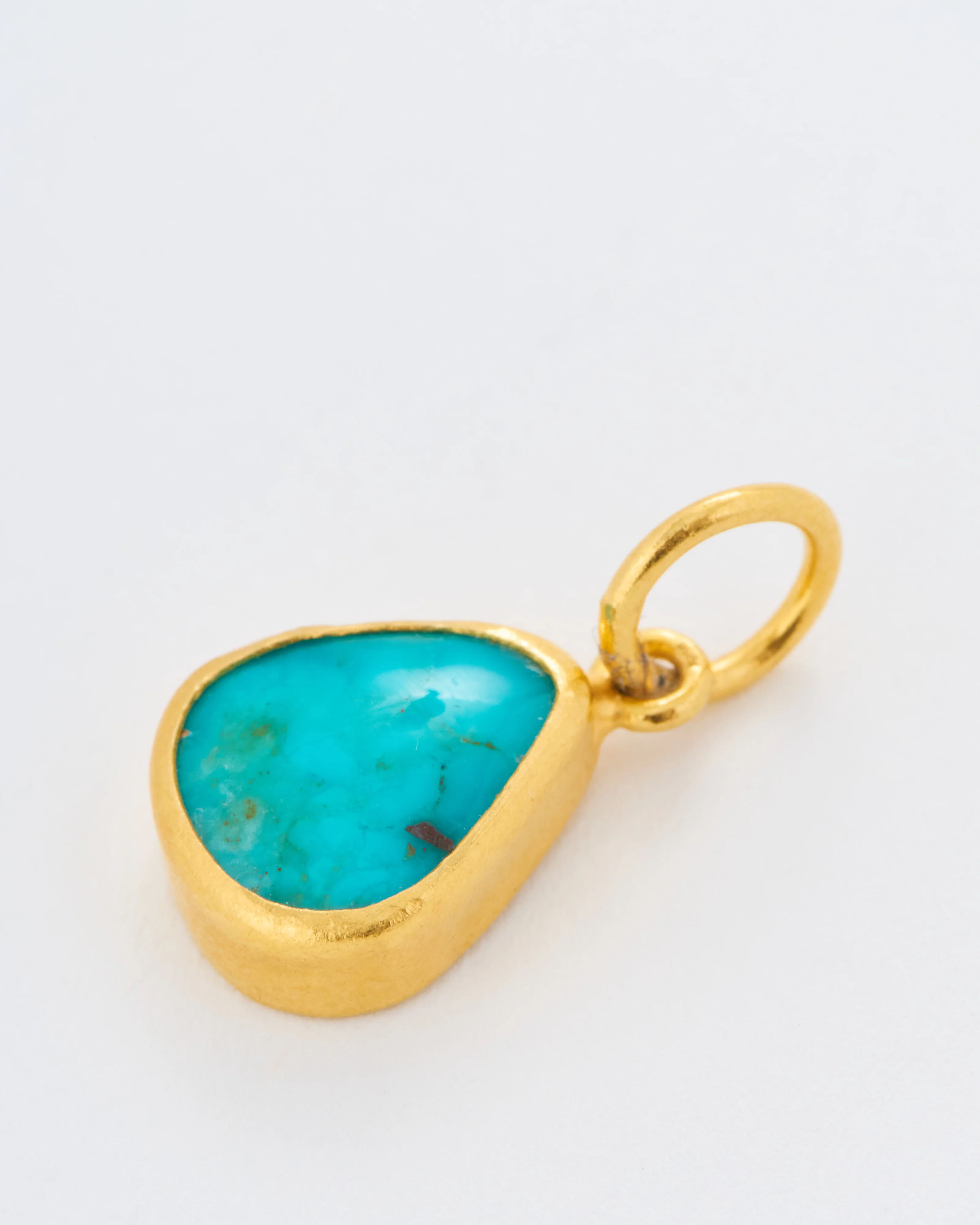 turquoise teardrop pendant - Image 4