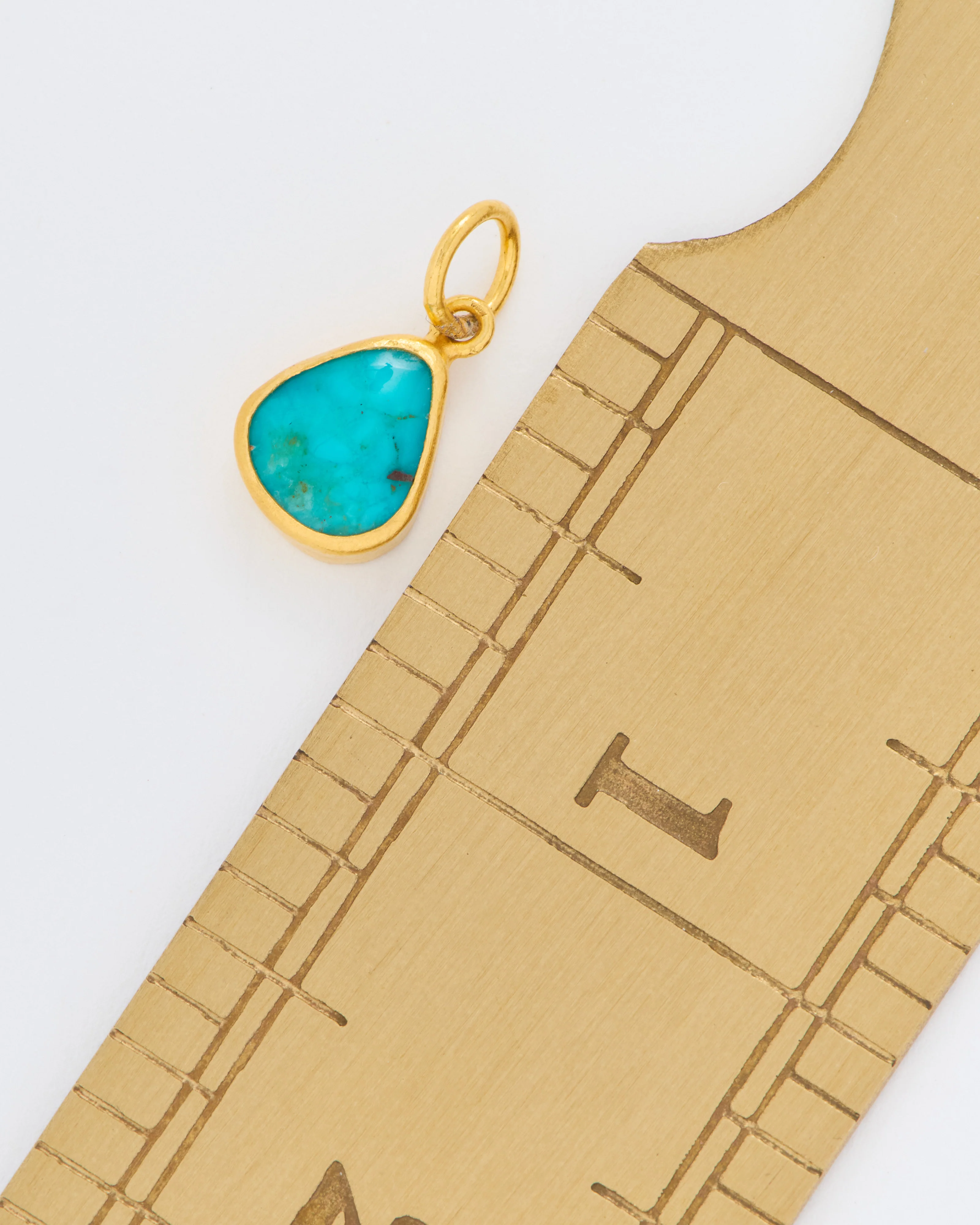 turquoise teardrop pendant - Image 6