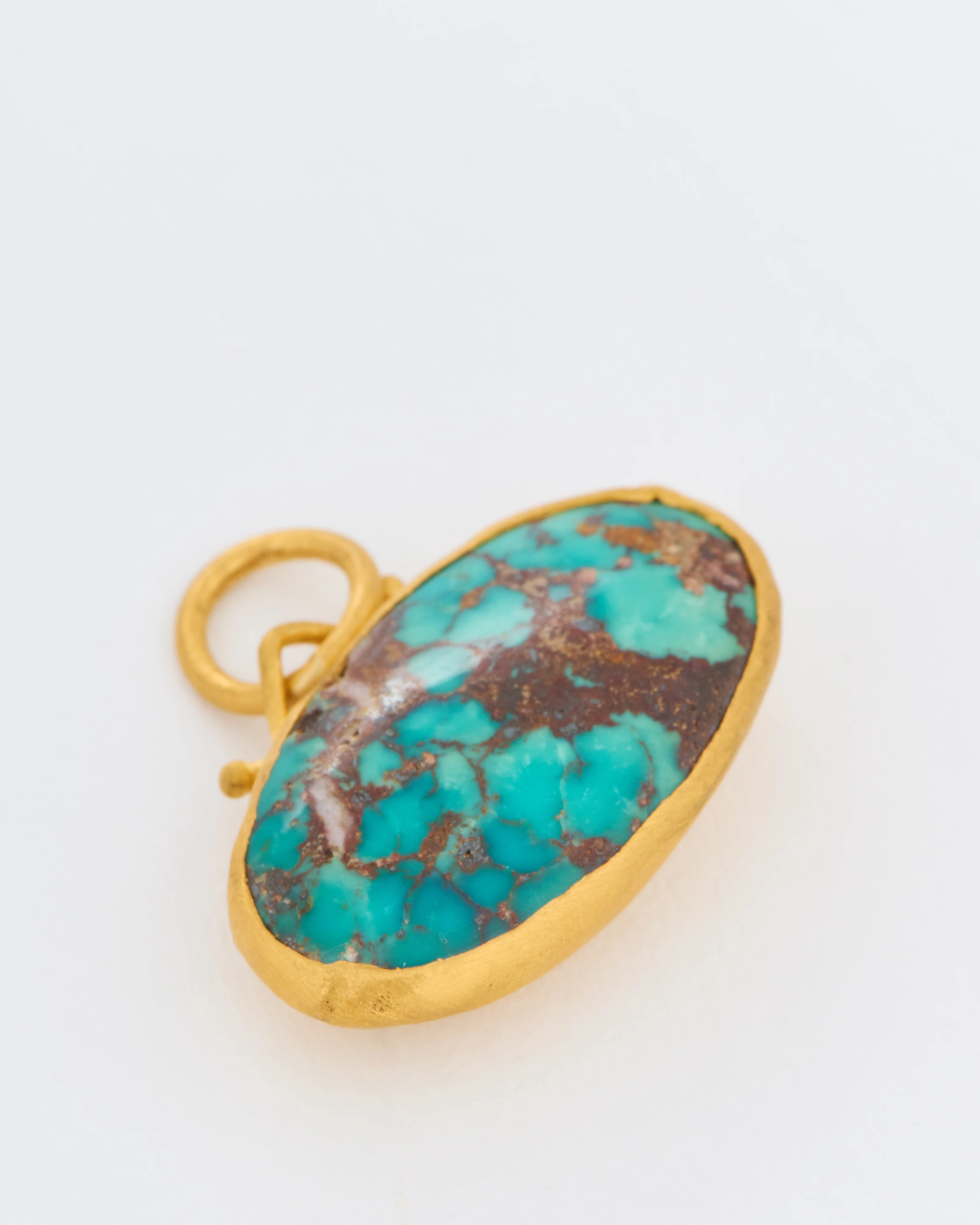 wide turquoise pendant - Image 3