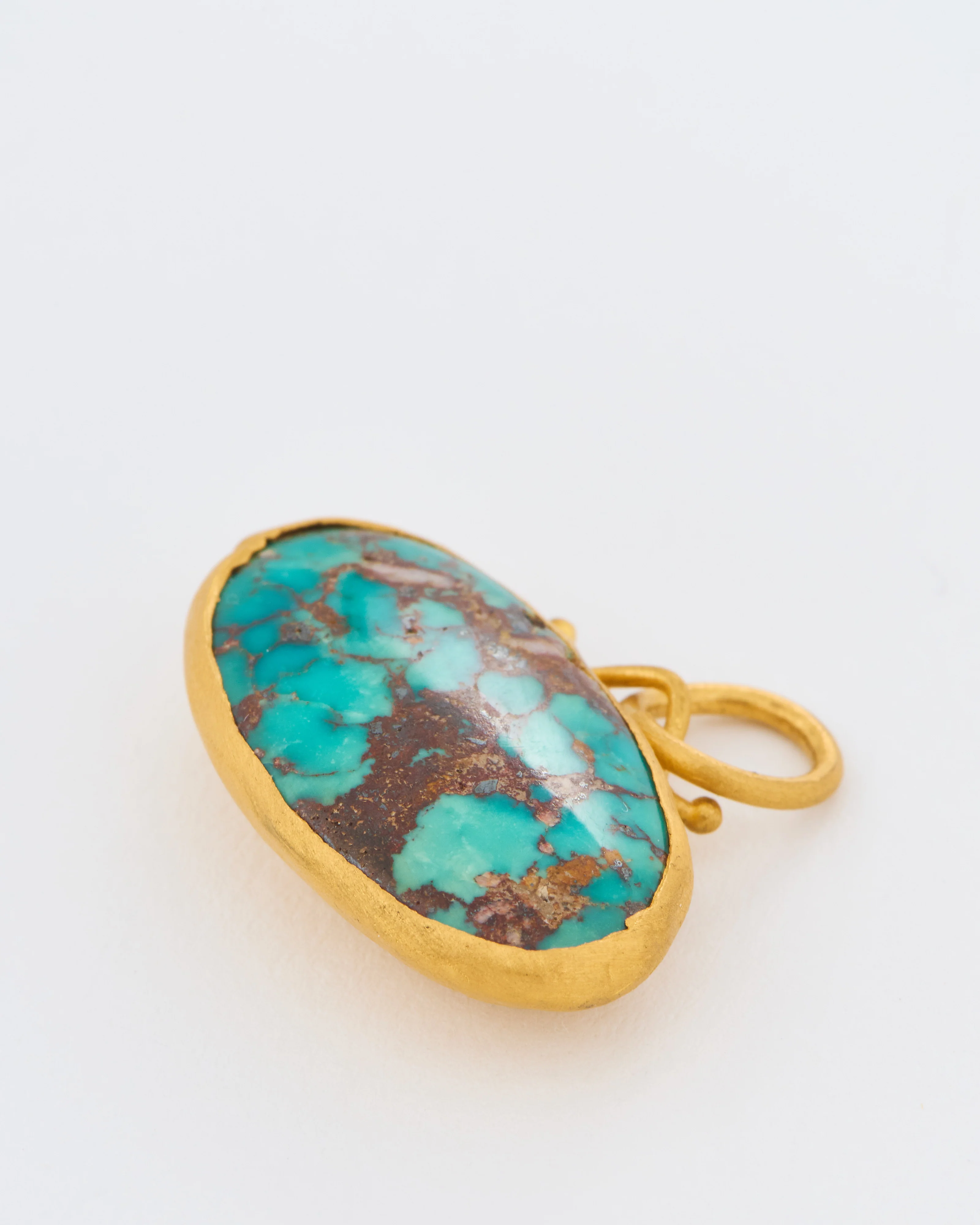 wide turquoise pendant - Image 4