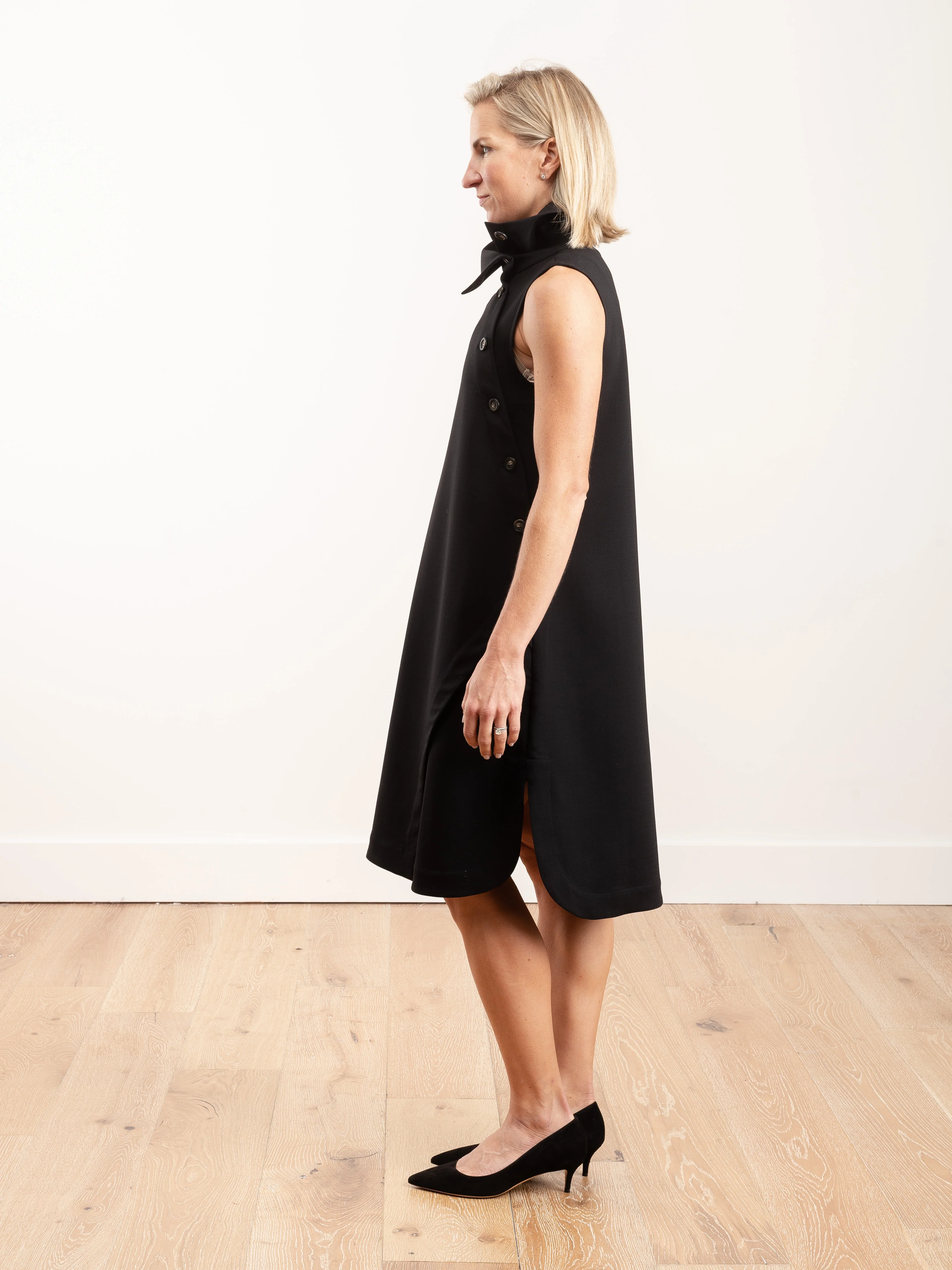button neck dress - Image 2