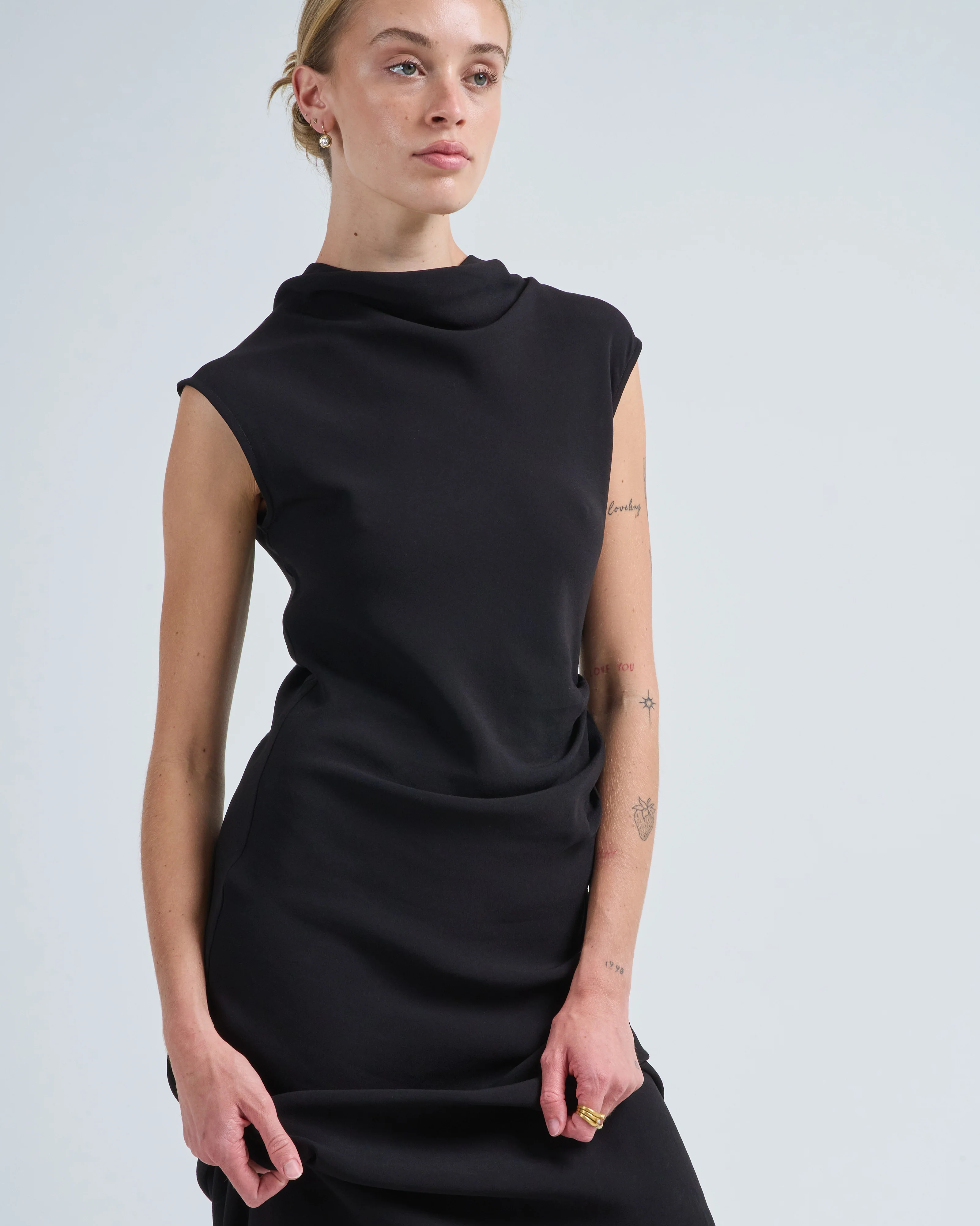 cap sleeve dress - Image 2