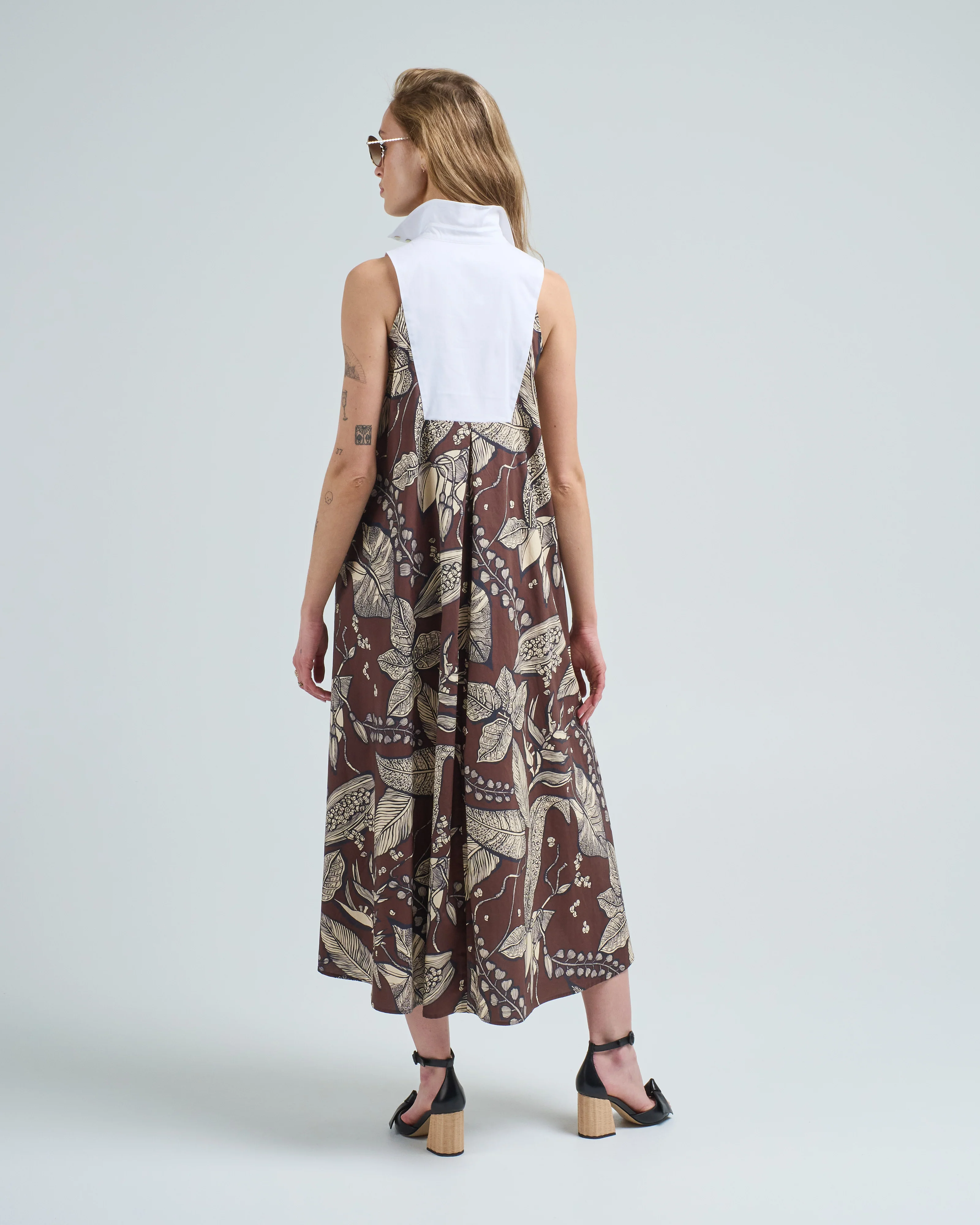 collared sleeveless dress - Image 5