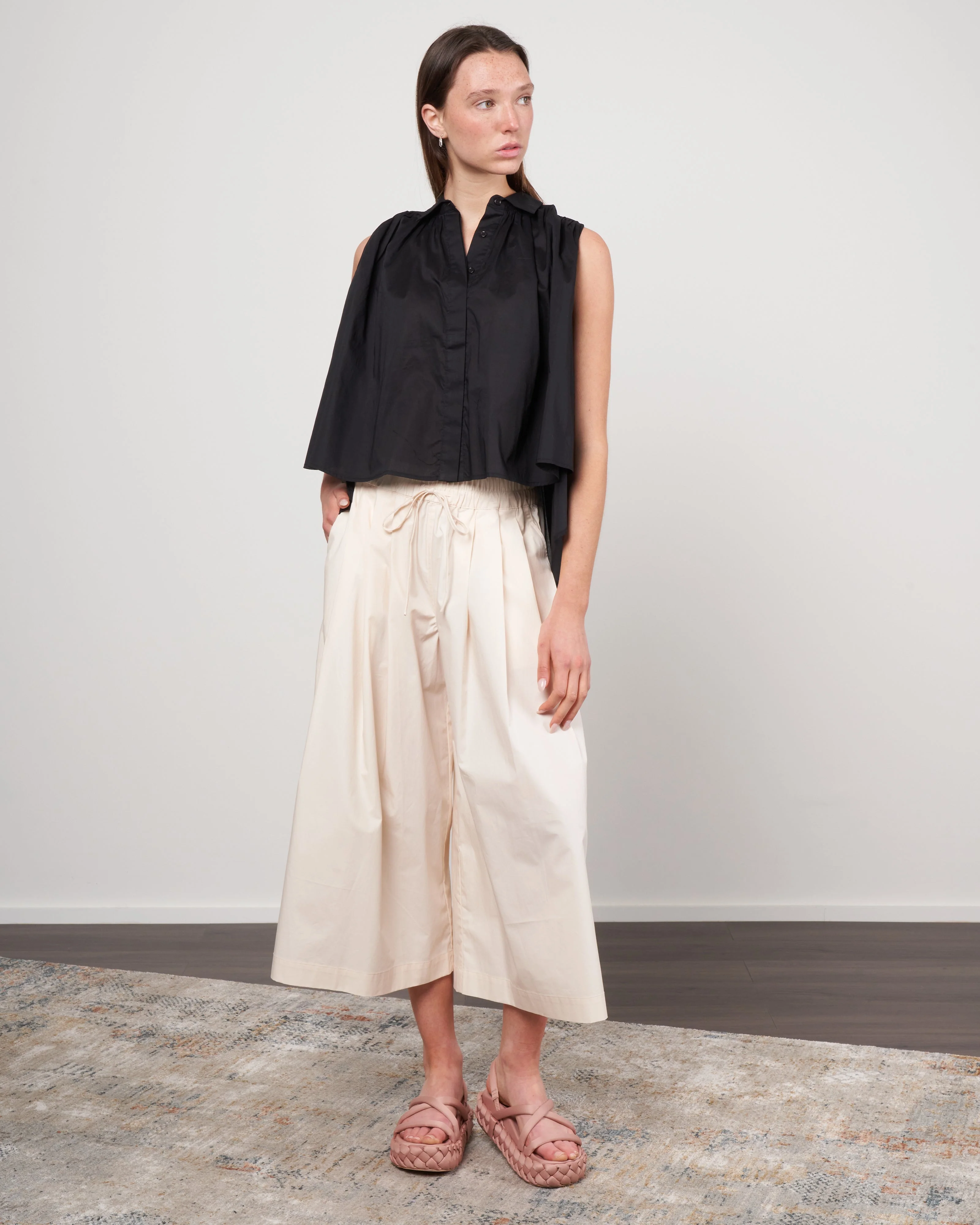 cotton pant - 001 ivory - Image 2