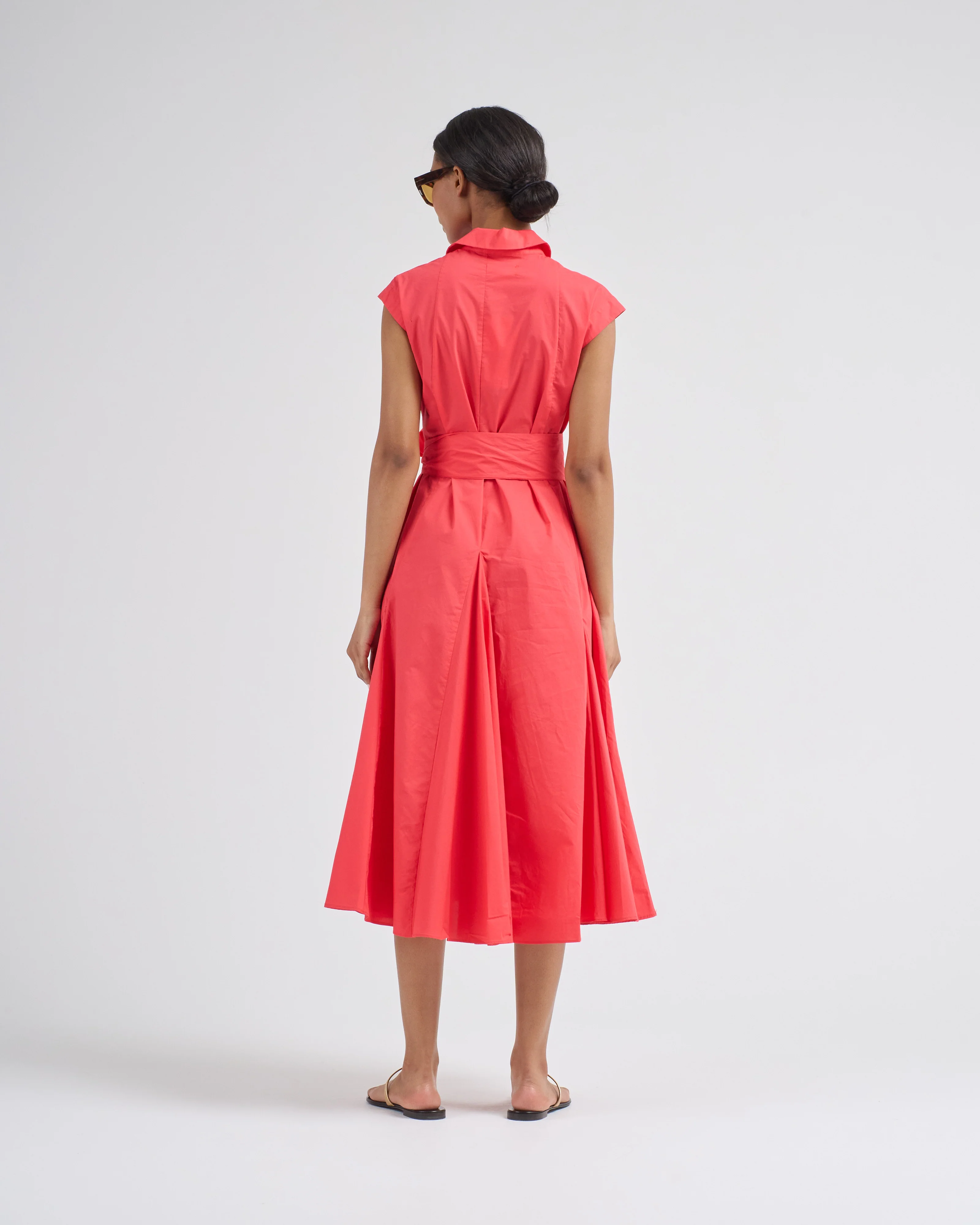 front tie shirtdress - Image 4