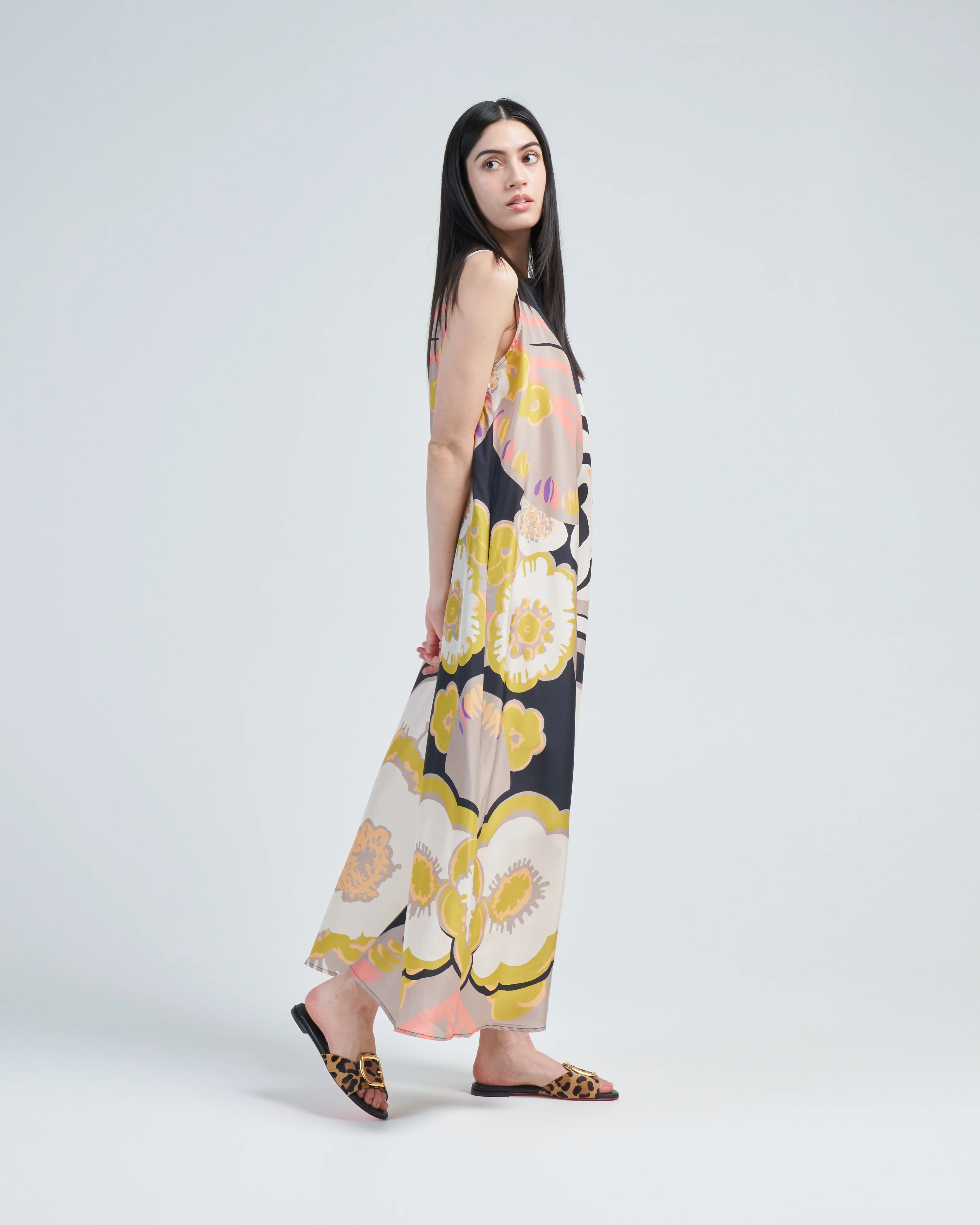 habotai silk sleeveless dress - Image 3
