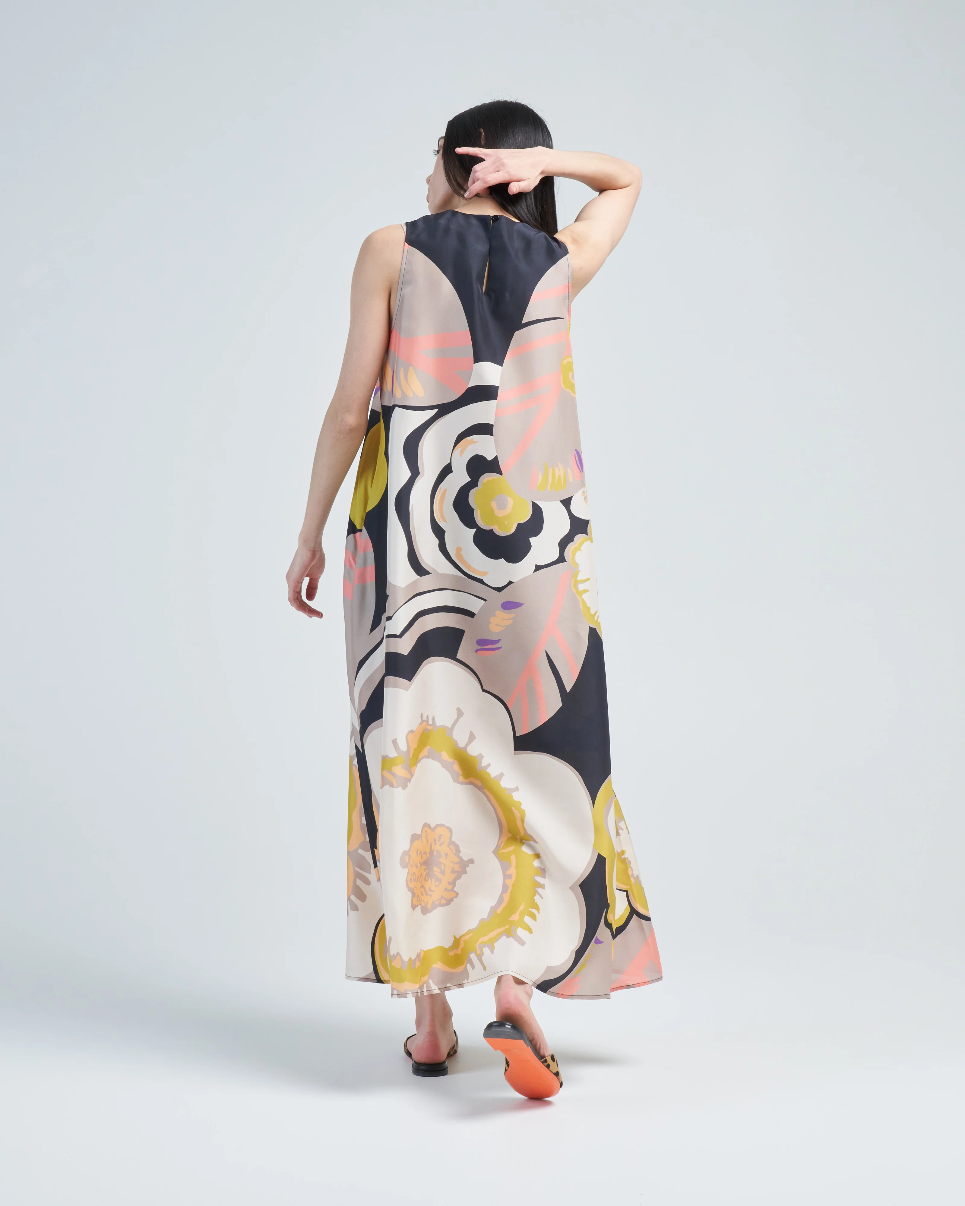 habotai silk sleeveless dress - Image 4