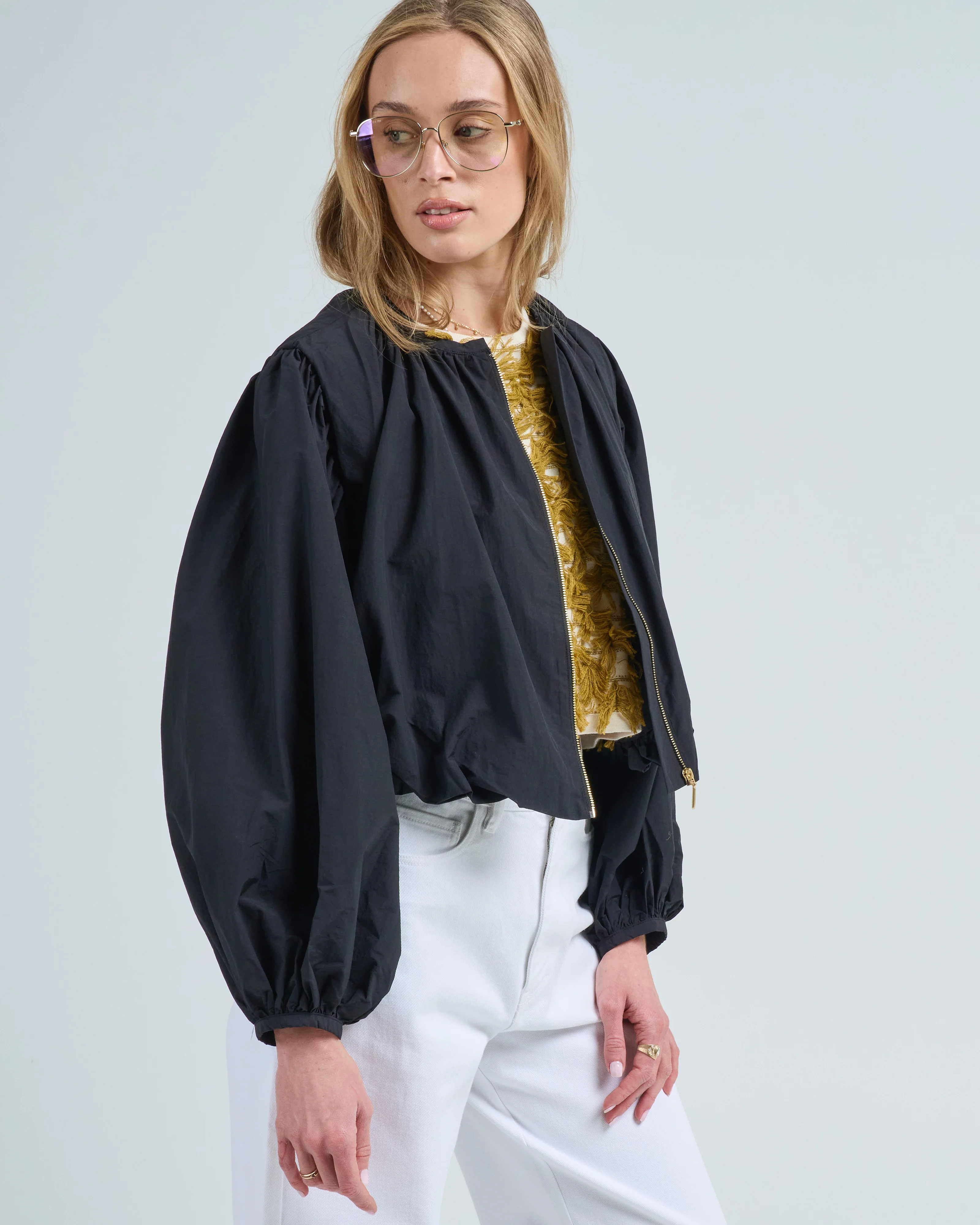 half sleeve jacket