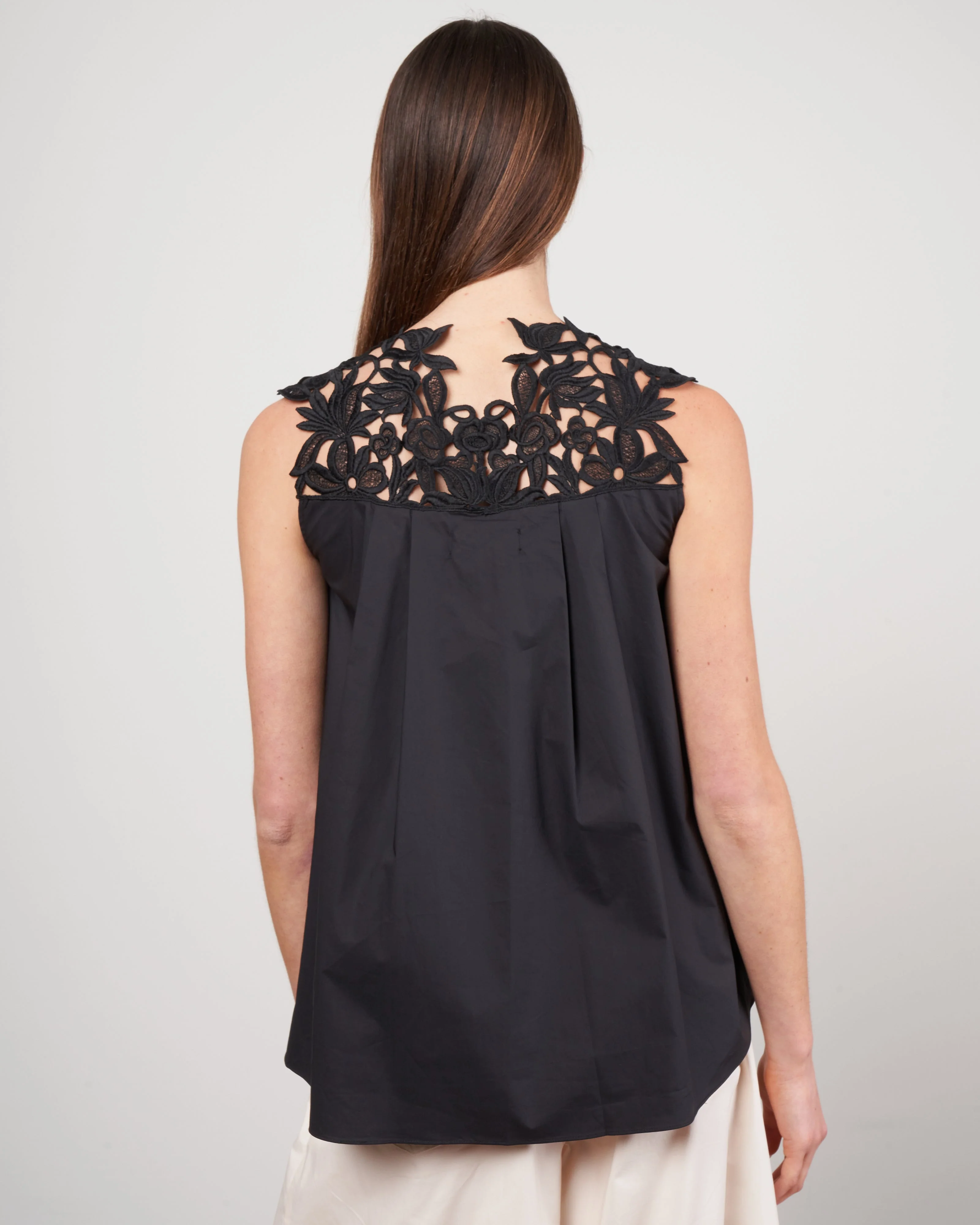 lace top - 600 black - Image 4