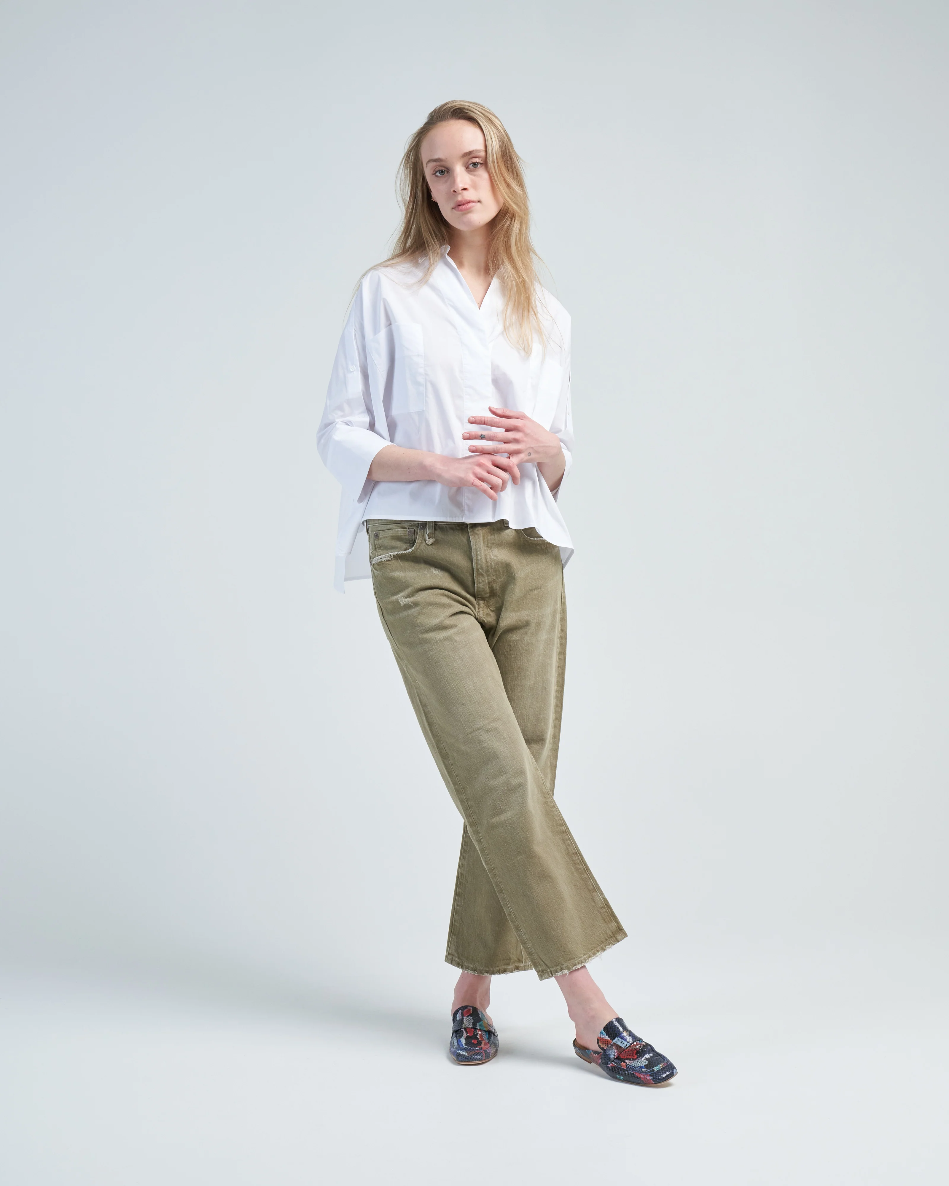 poncho shirt with sleeves - Image 3