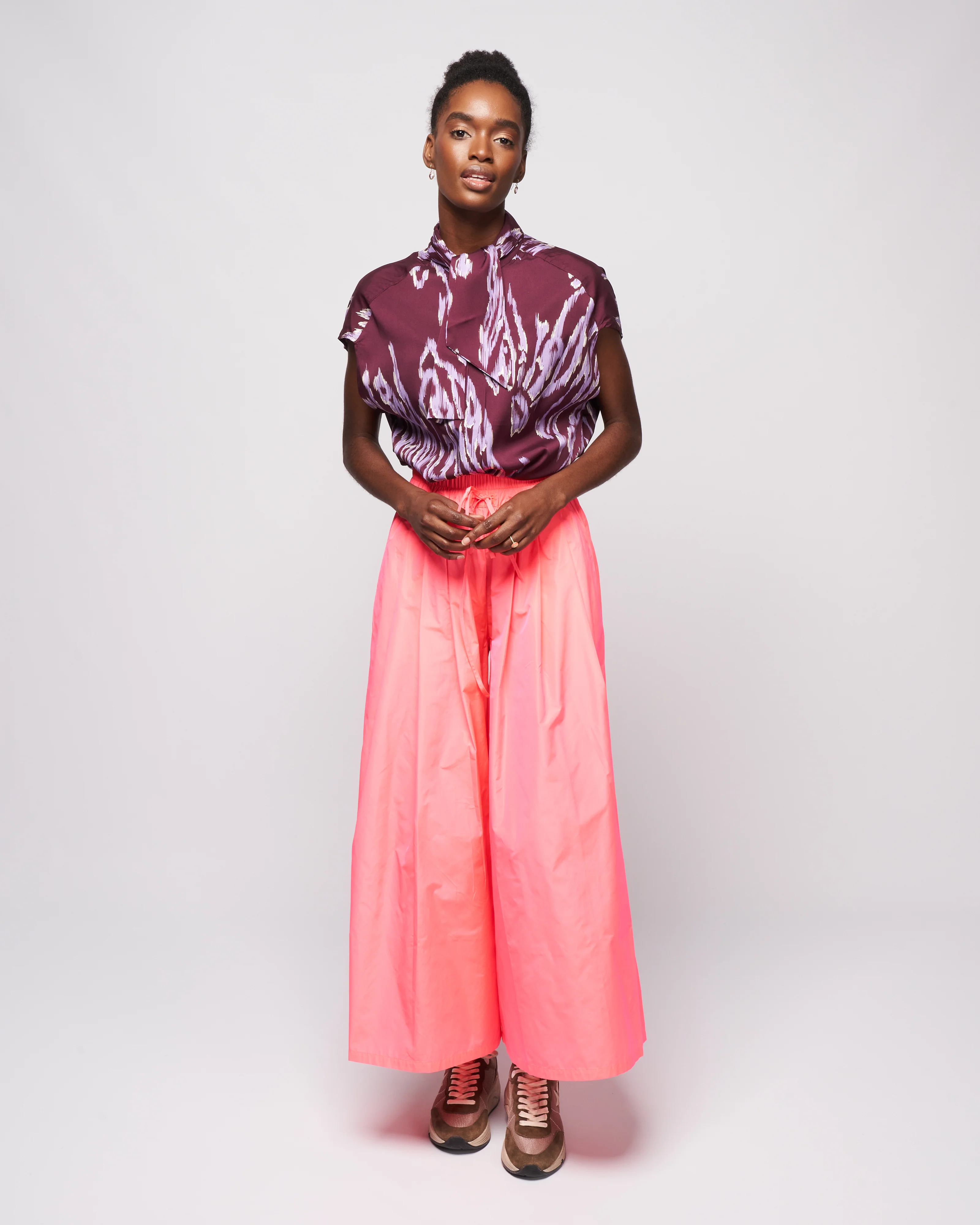 print blouse - amethyst - Image 2