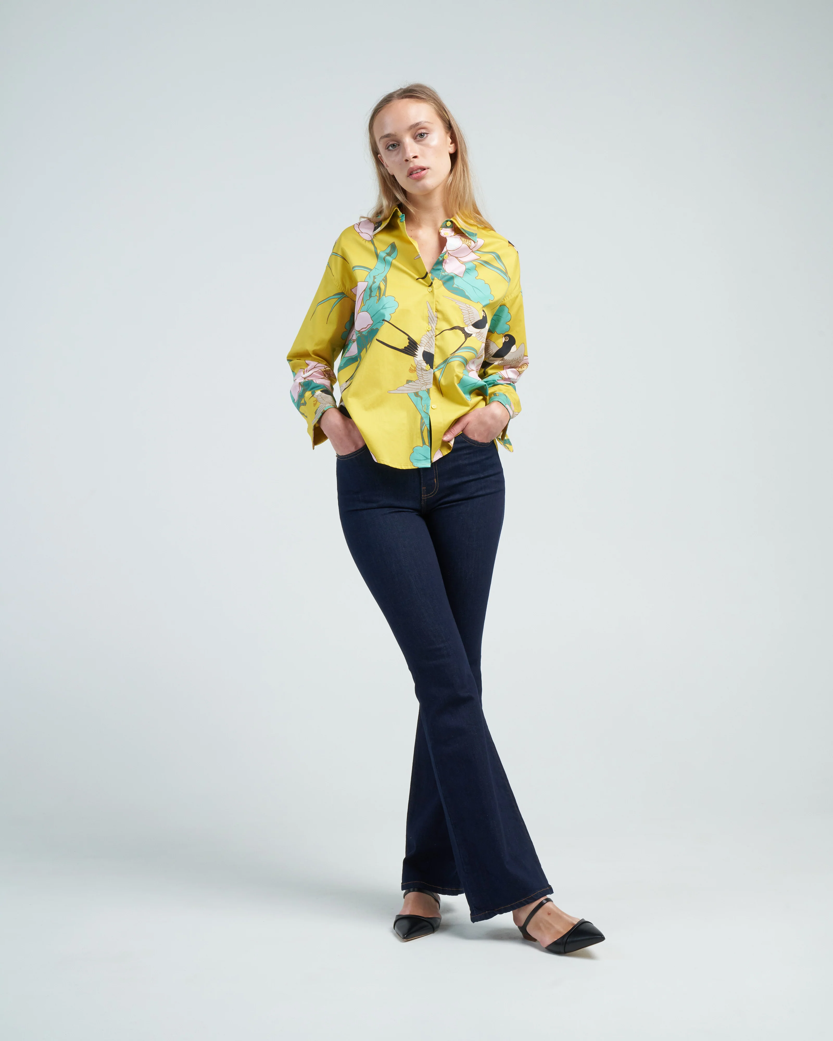 print blouse - sunflower - Image 2