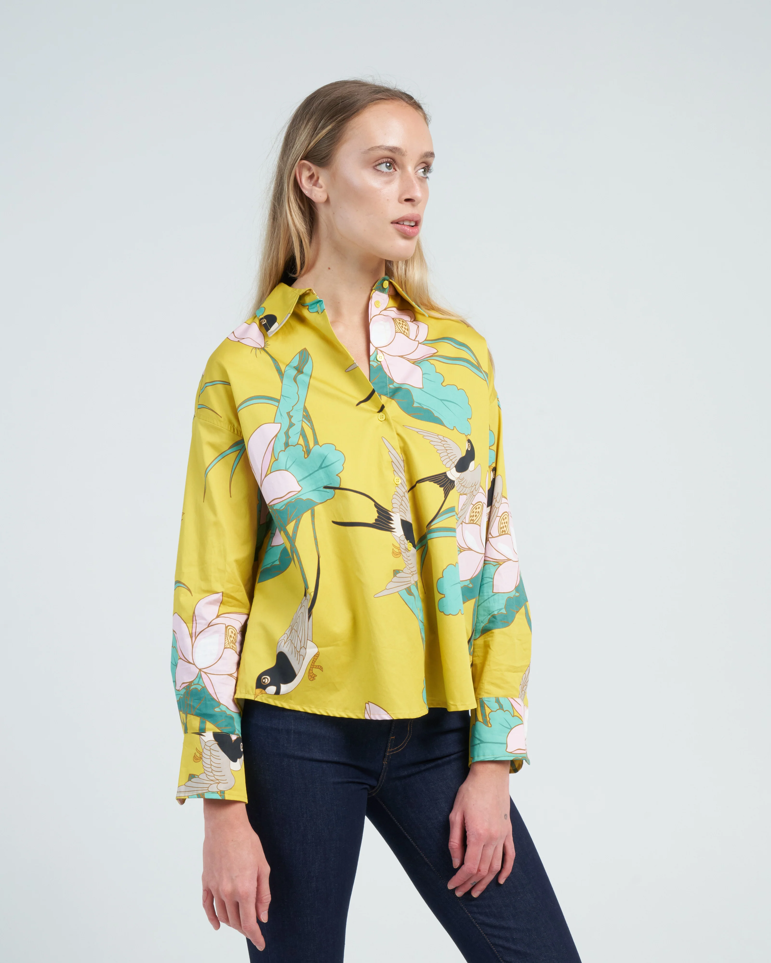 print blouse - sunflower - Image 3