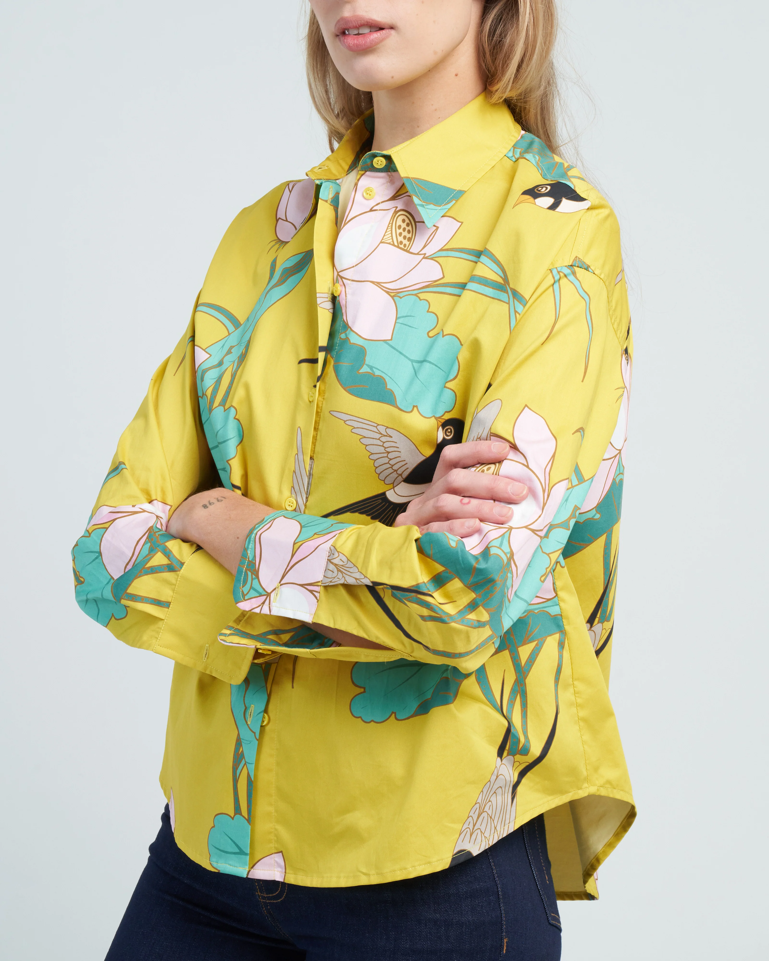 print blouse - sunflower - Image 5