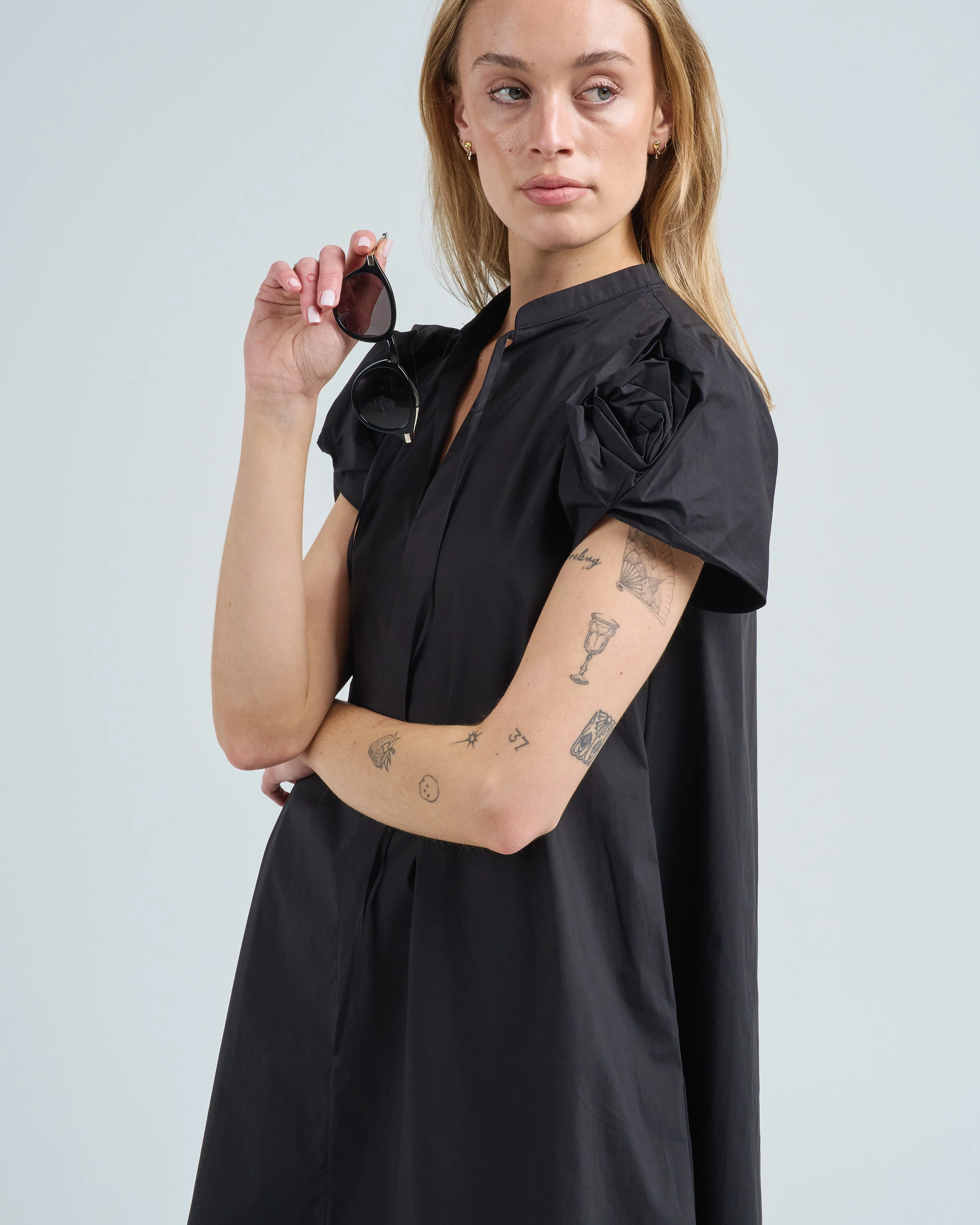 rose short sleeve dress - Image 2