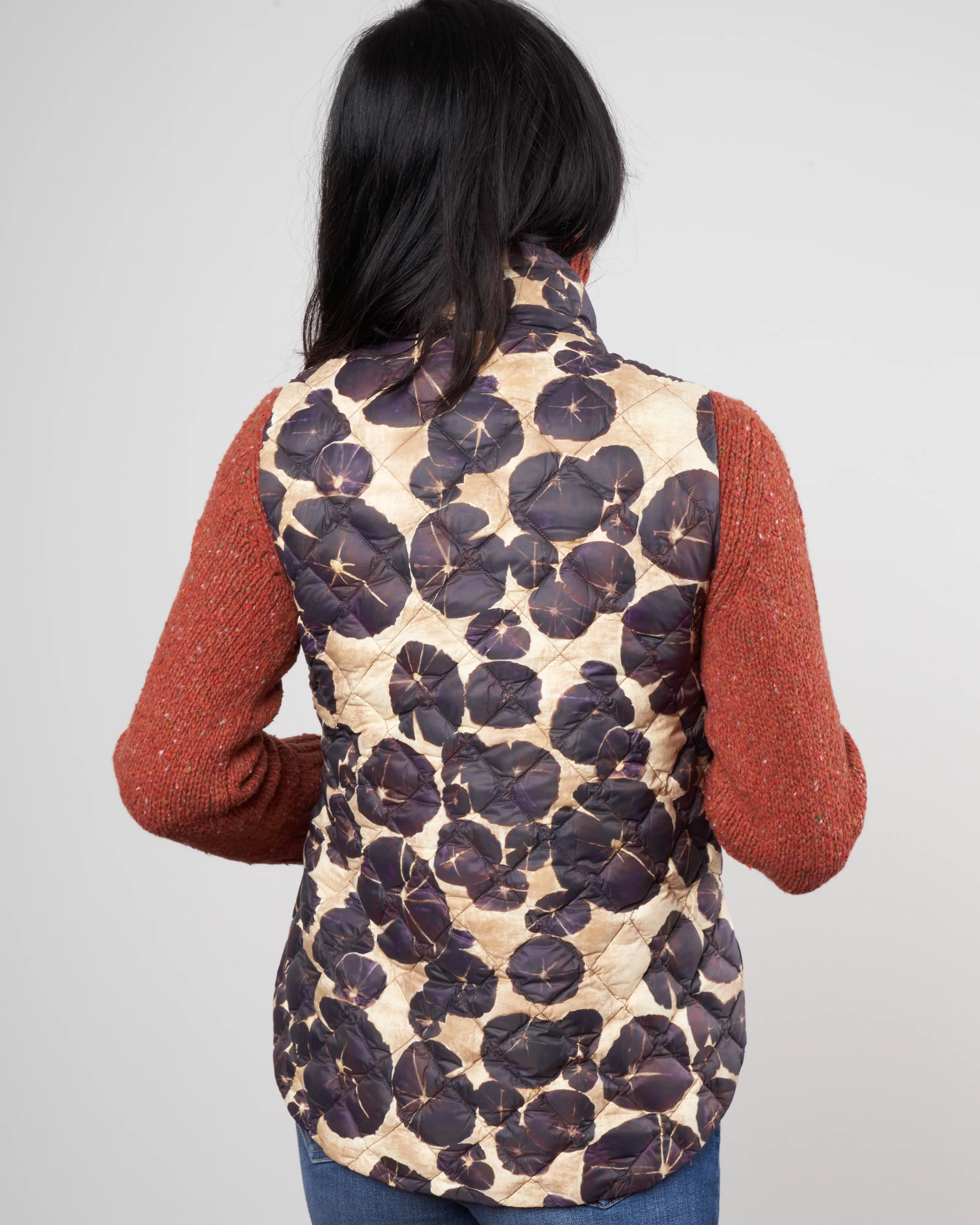 side tie vest - water lily - Image 4