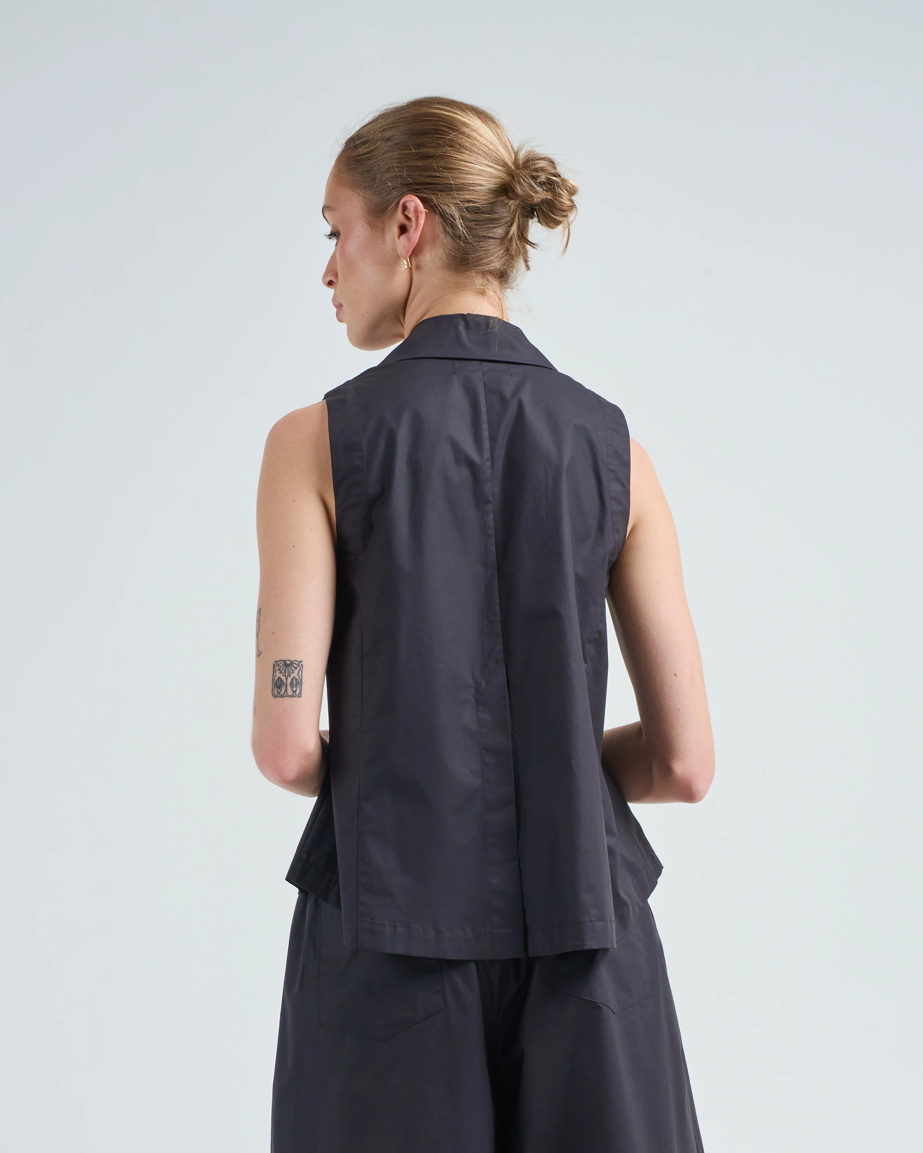 sleeveless front tie top - Image 4