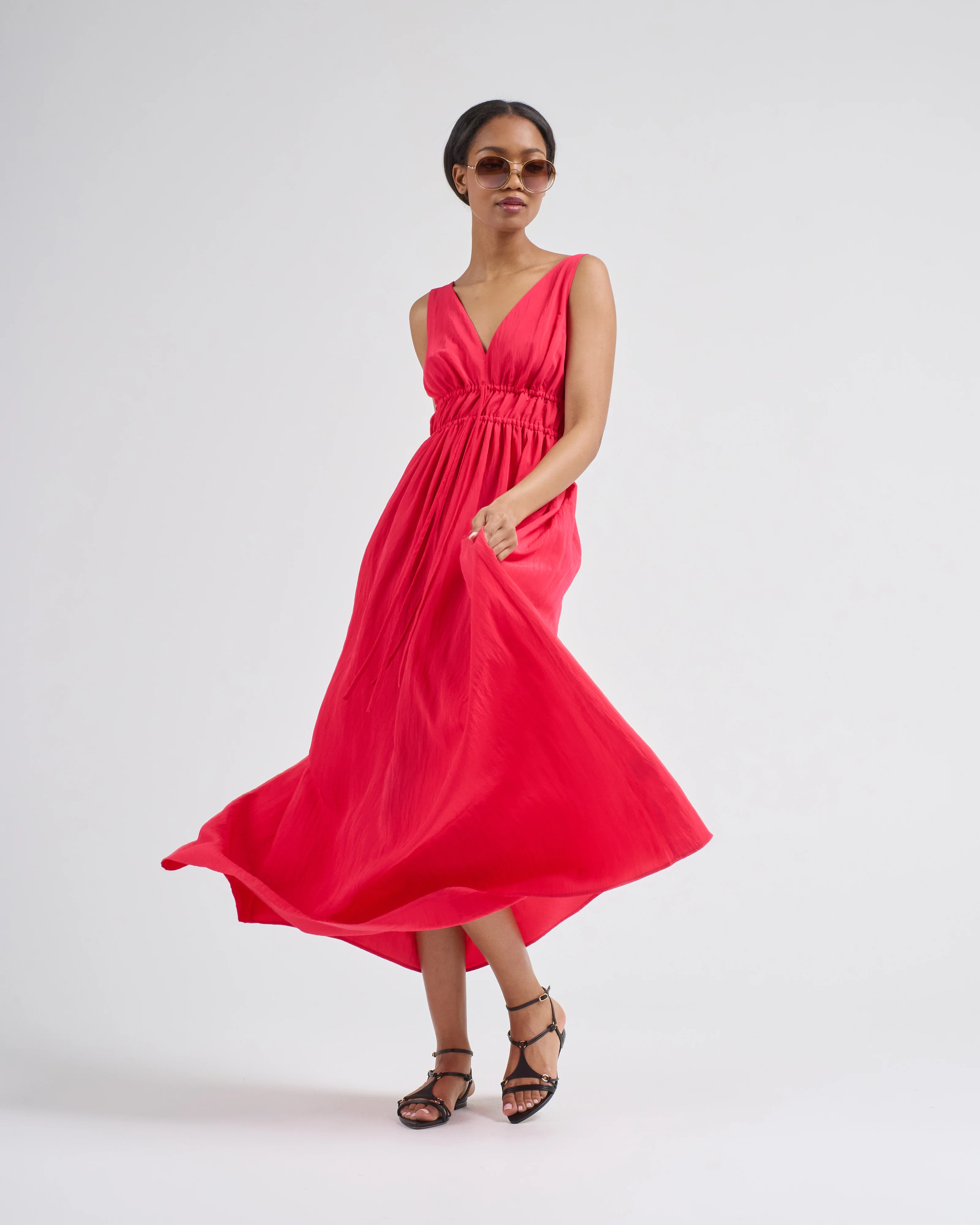 sleeveless long dress - Image 2