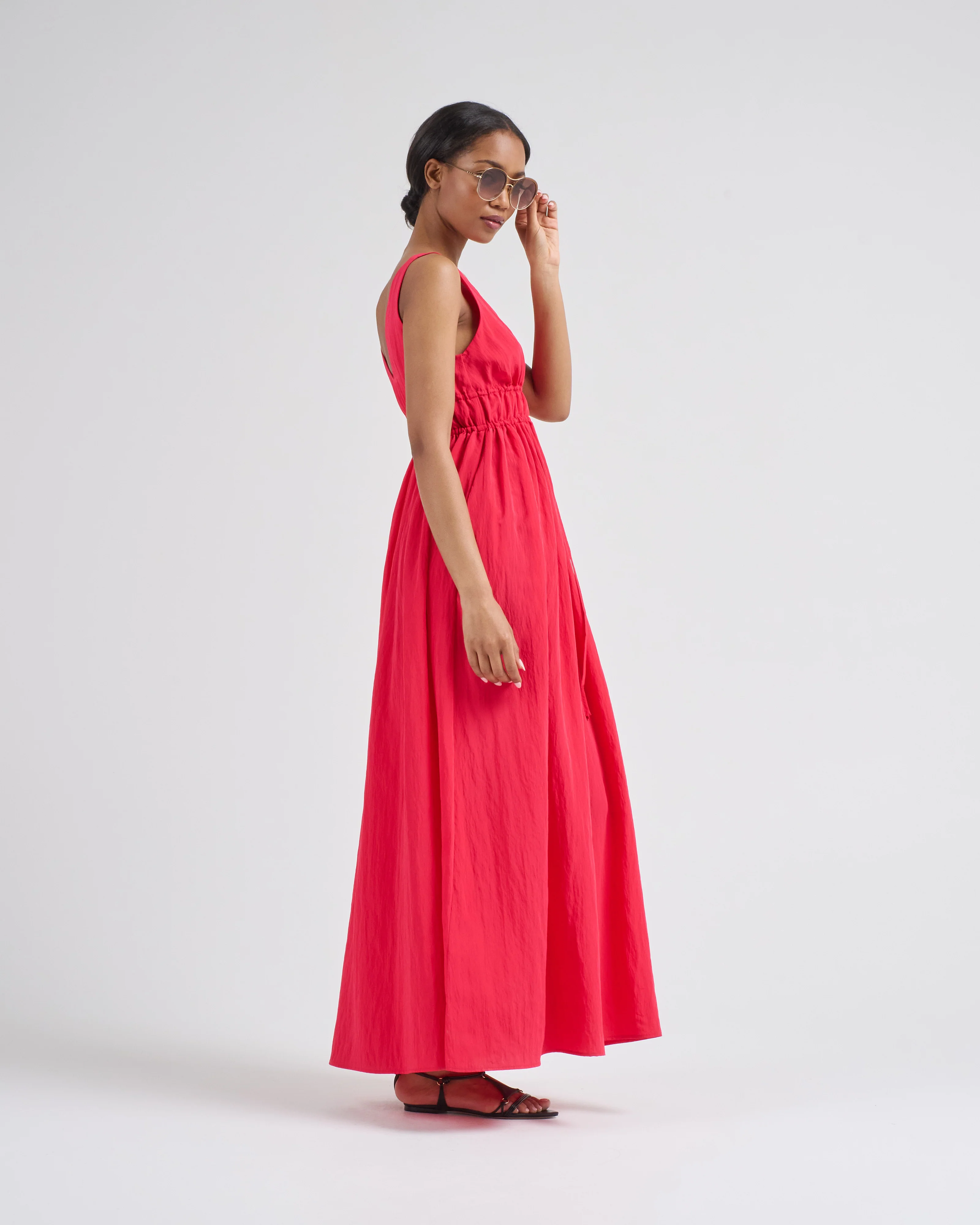 sleeveless long dress - Image 3