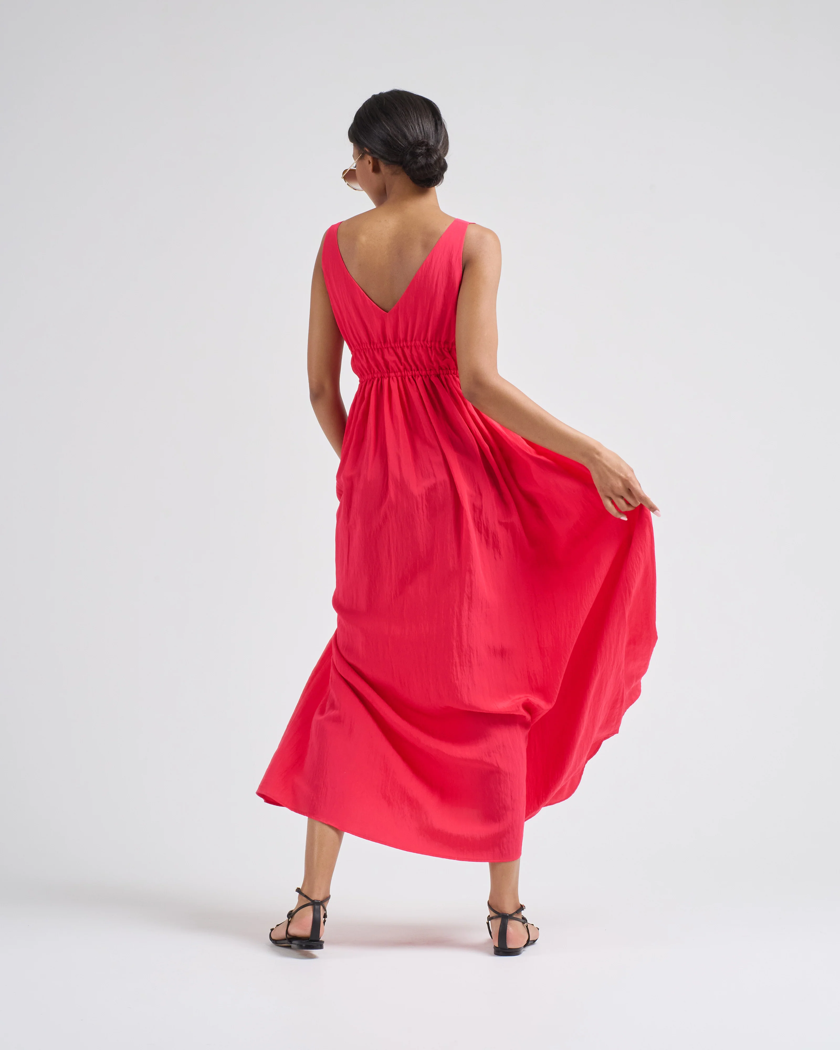 sleeveless long dress - Image 4