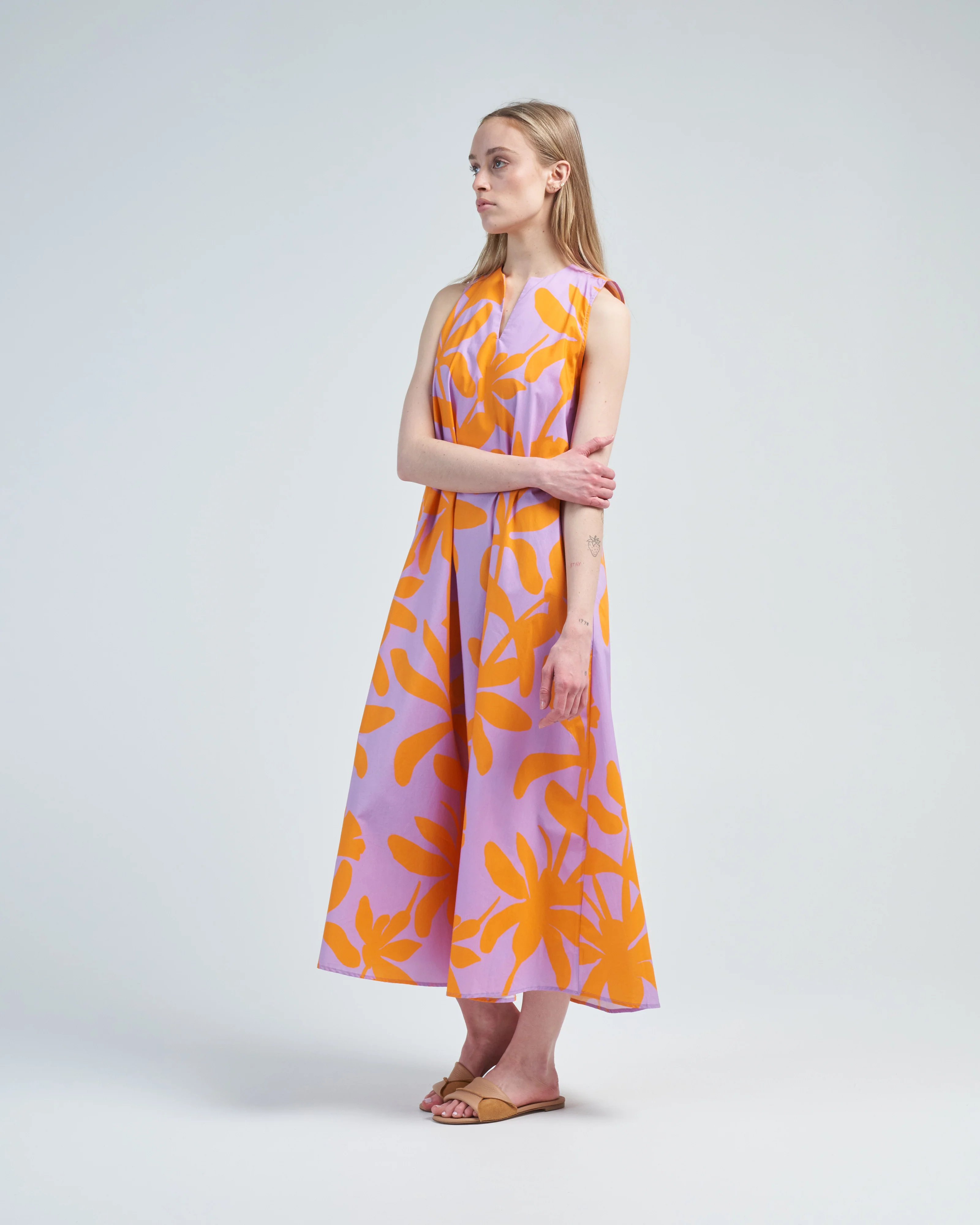 sleeveless long dress - Image 3