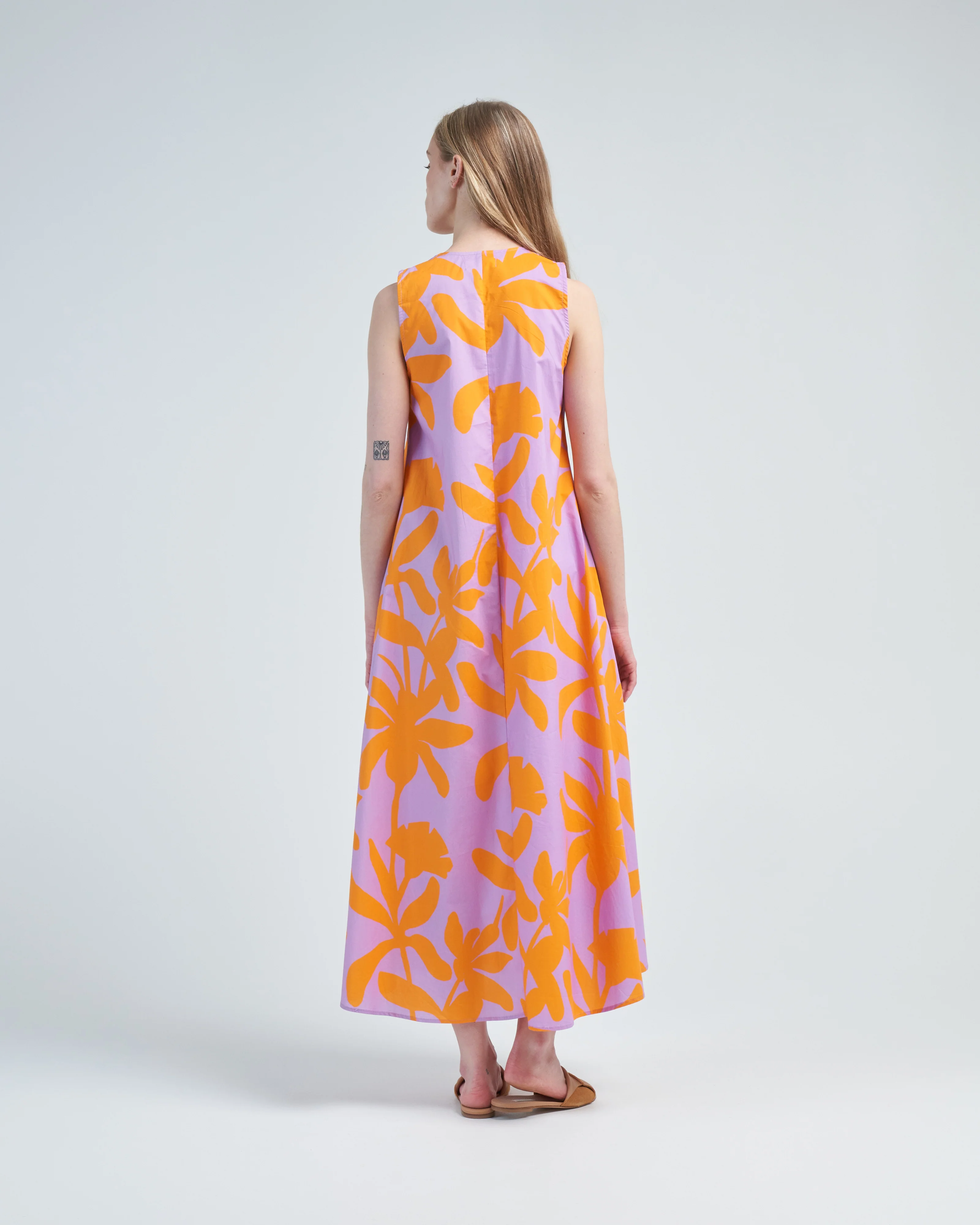sleeveless long dress - Image 4