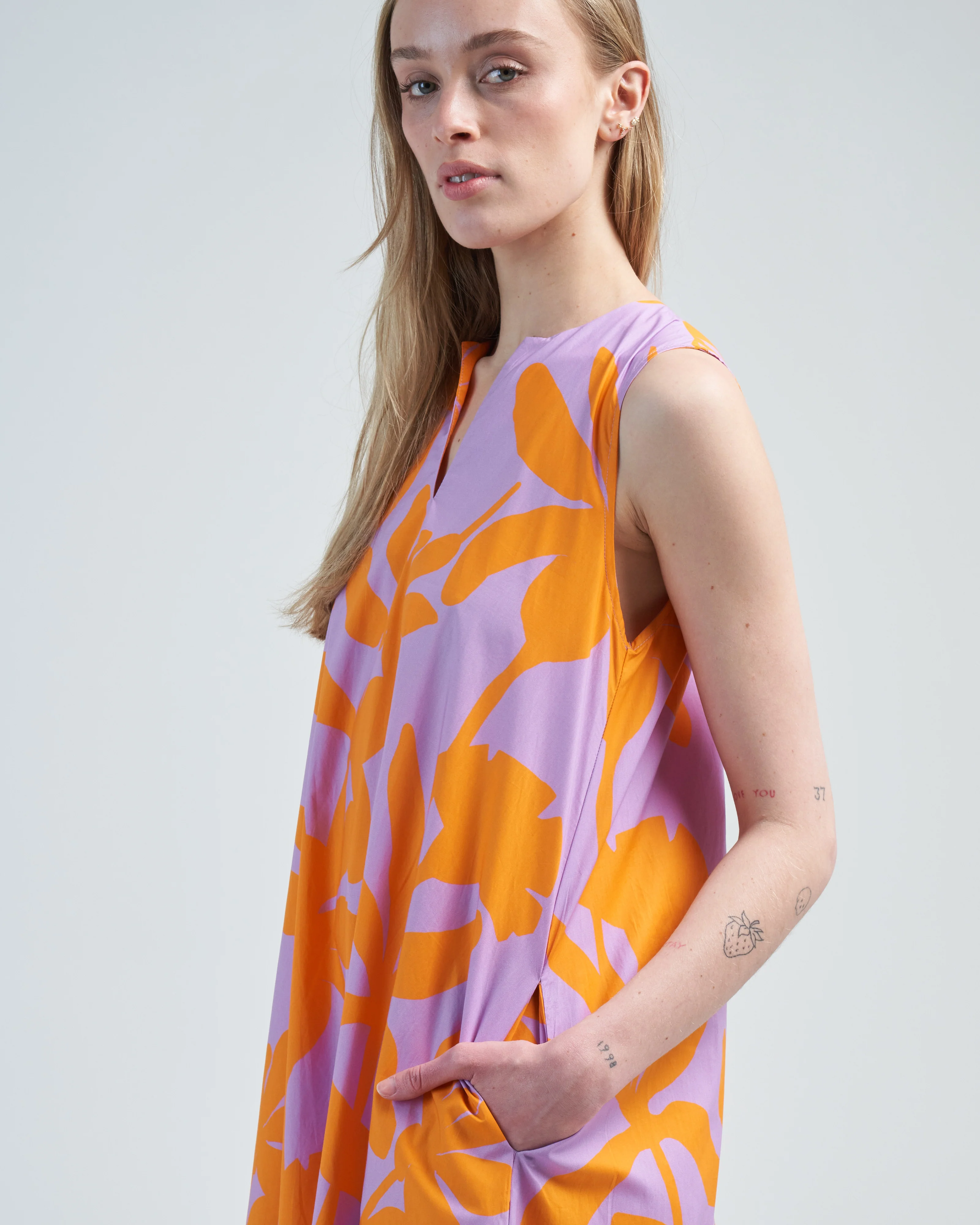 sleeveless long dress - Image 5