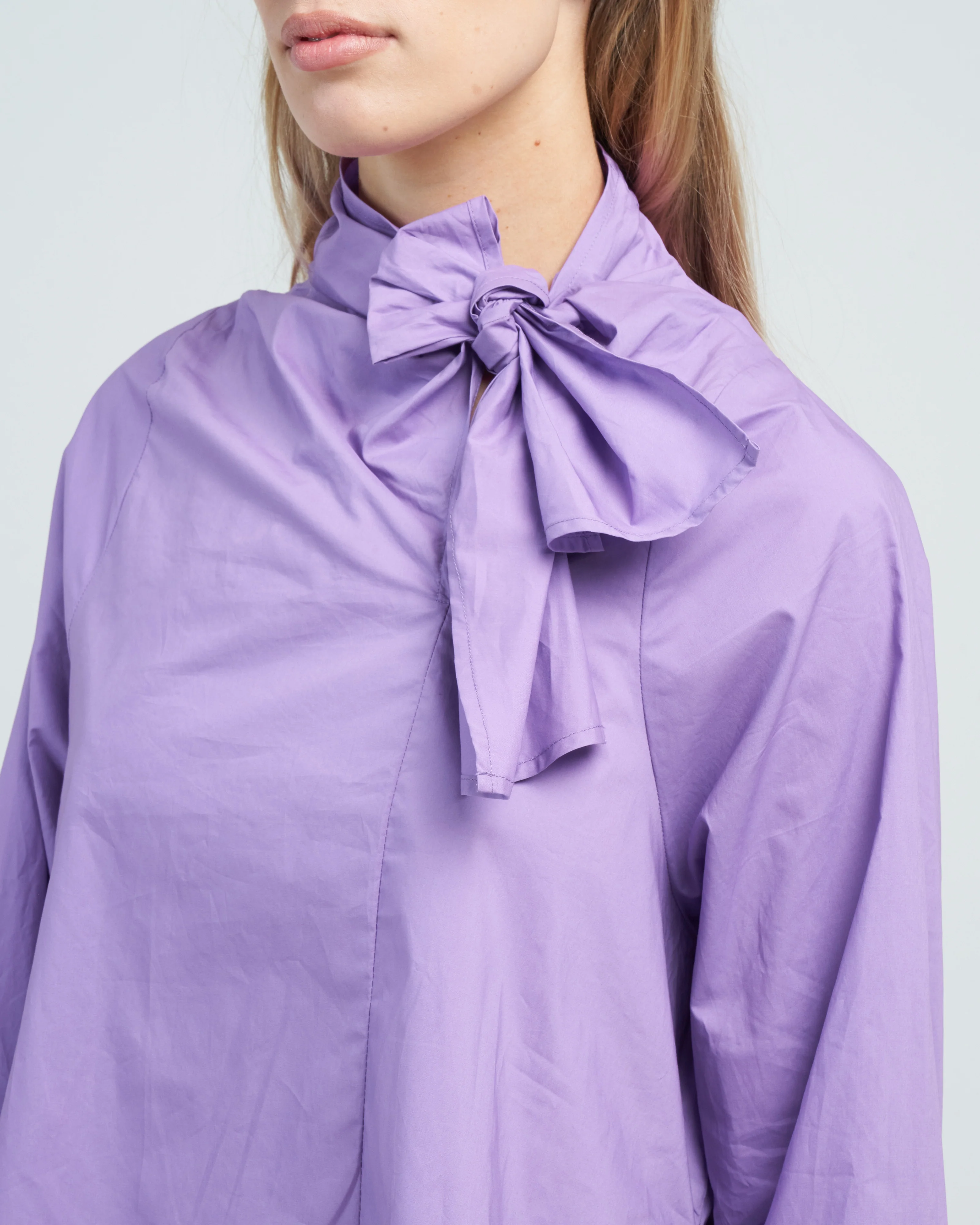 taffeta blouse - violet - Image 5