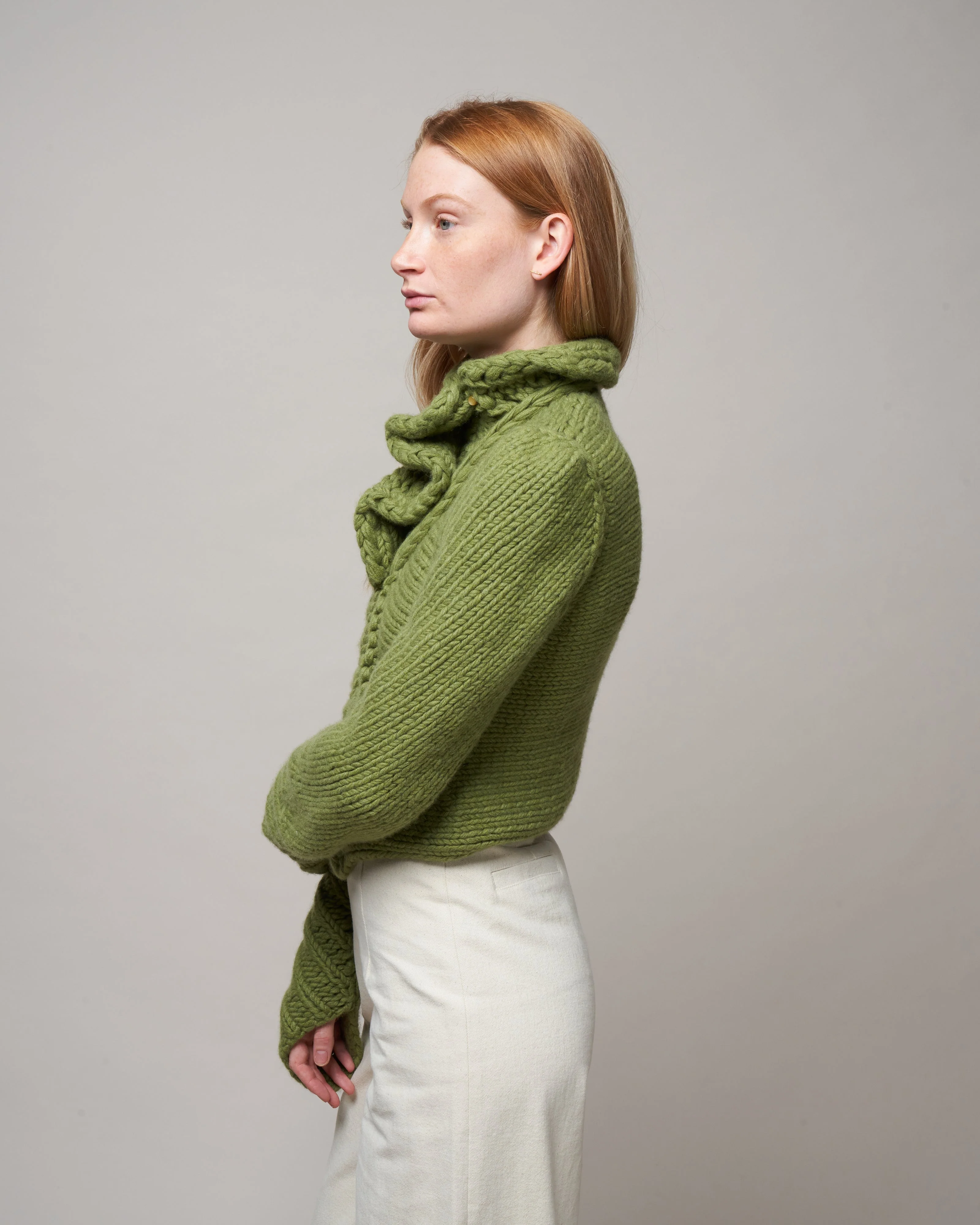 hanna jacket - golden green - Image 3