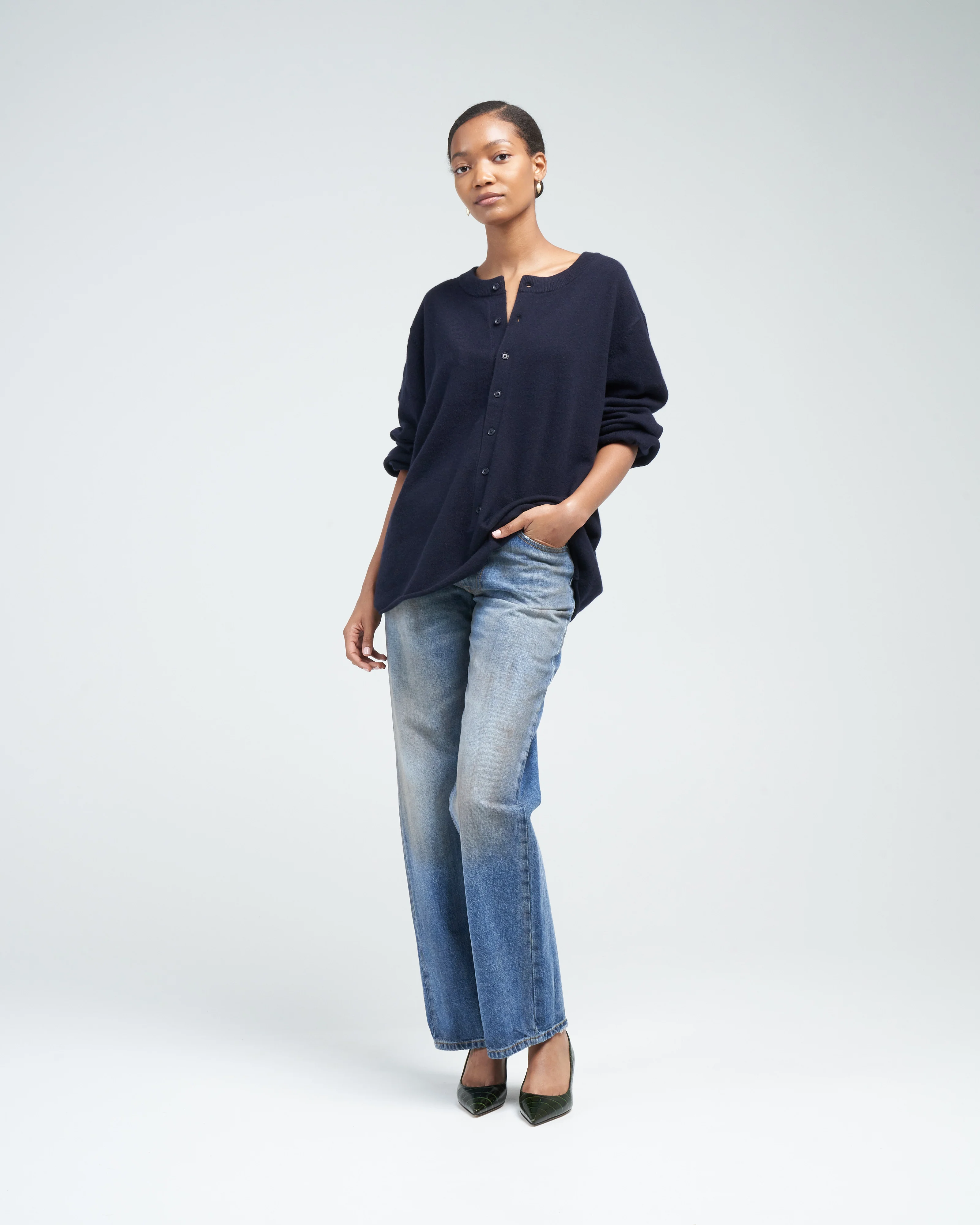 alice slim straight-leg jean - amber blue - Image 2