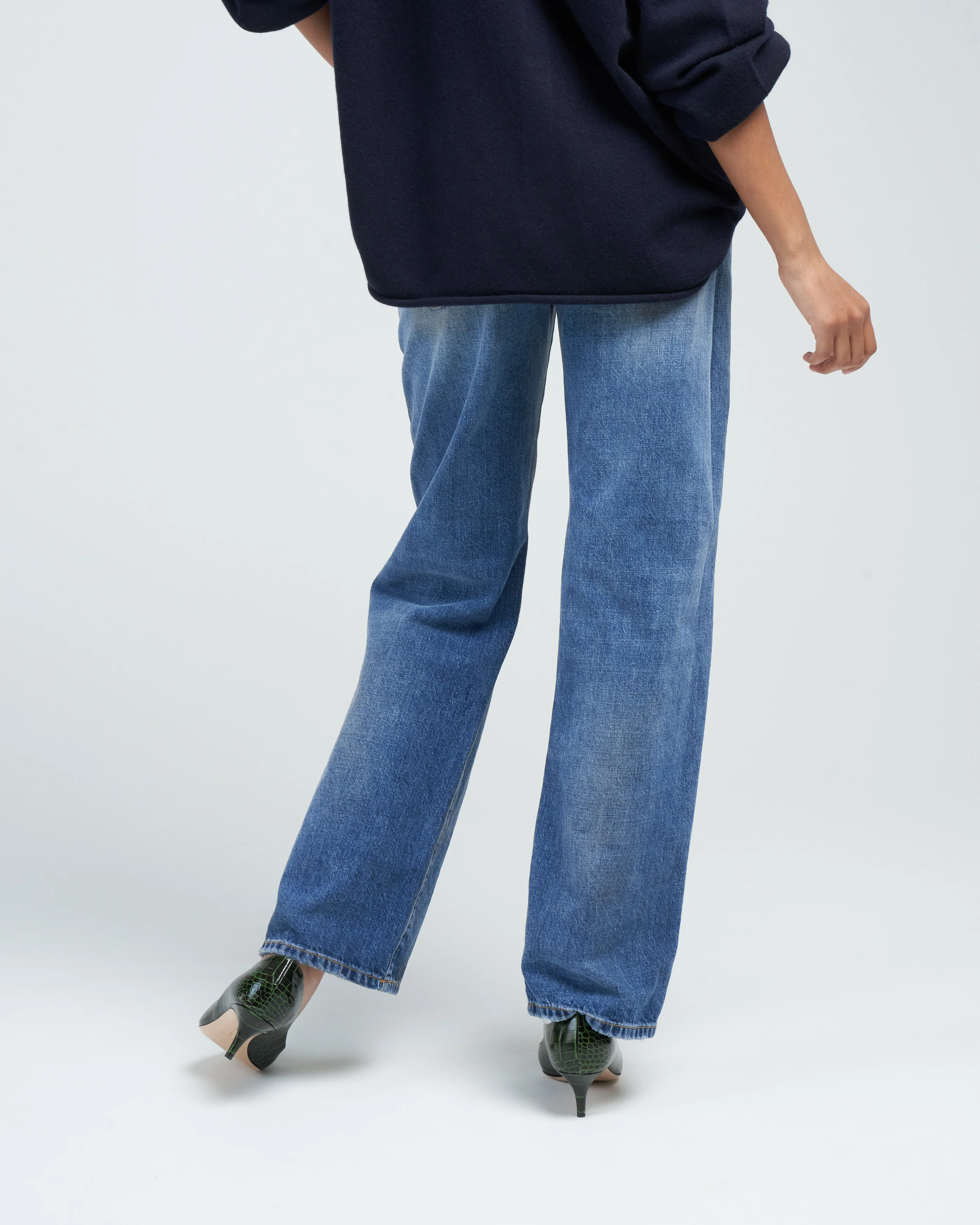 alice slim straight-leg jean - amber blue - Image 4
