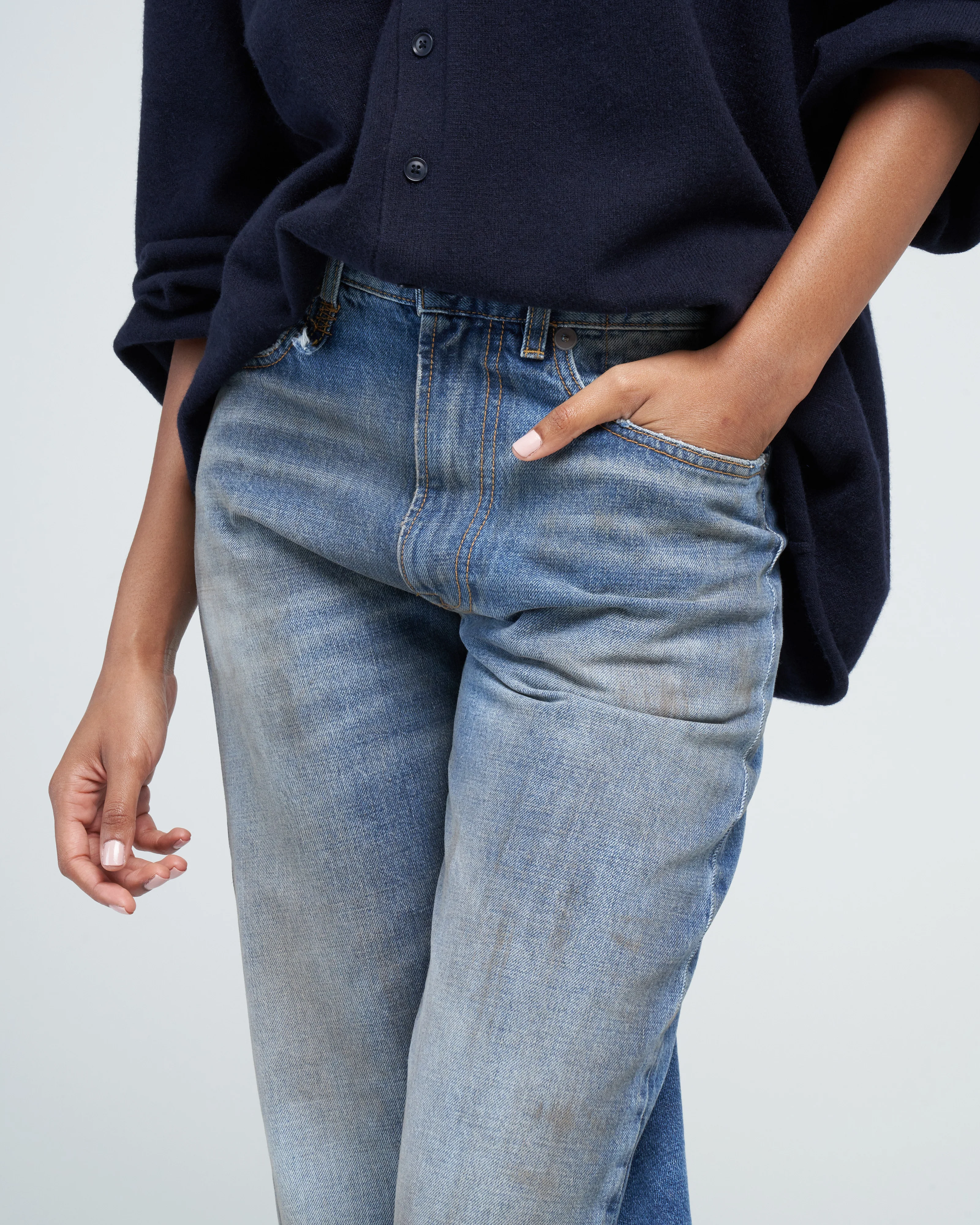 alice slim straight-leg jean - amber blue - Image 5