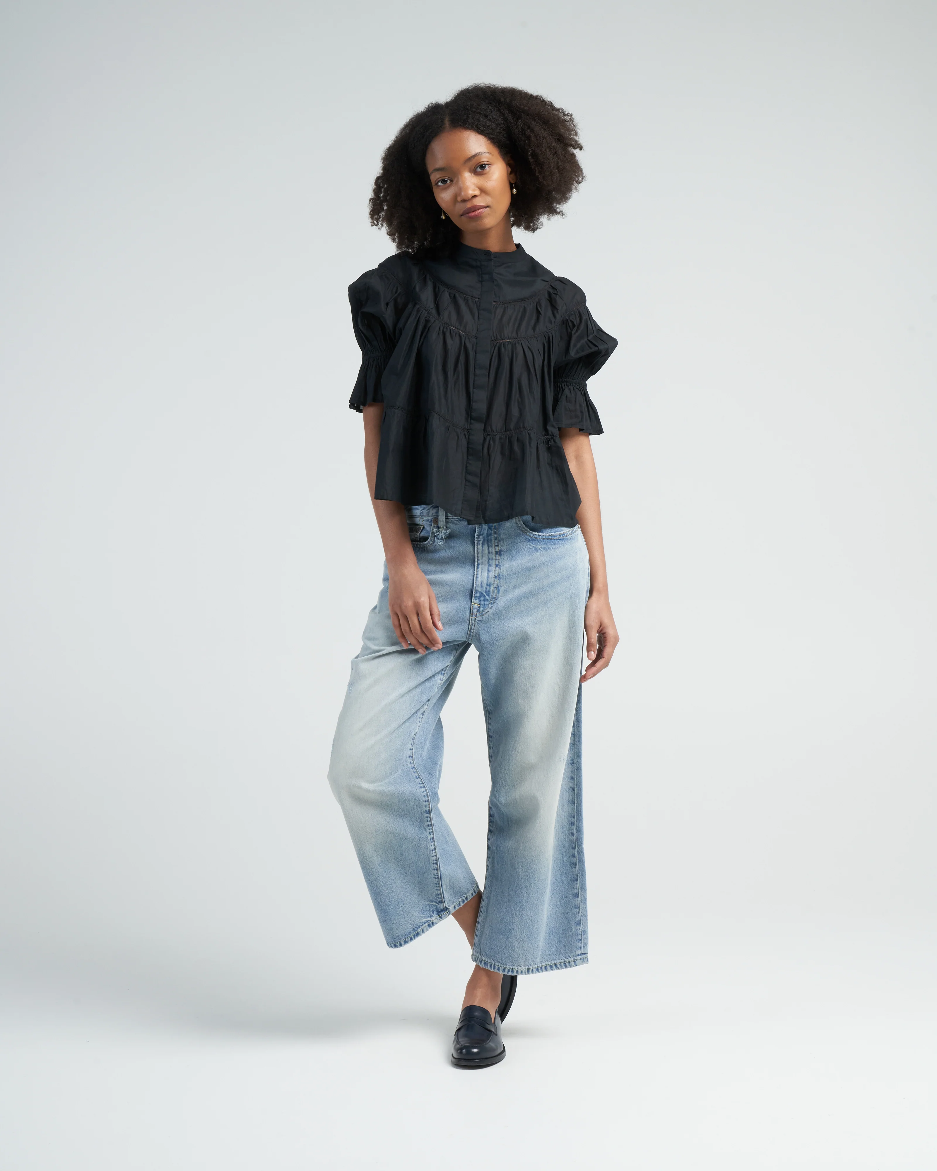 ankled d'arcy jean - haven blue