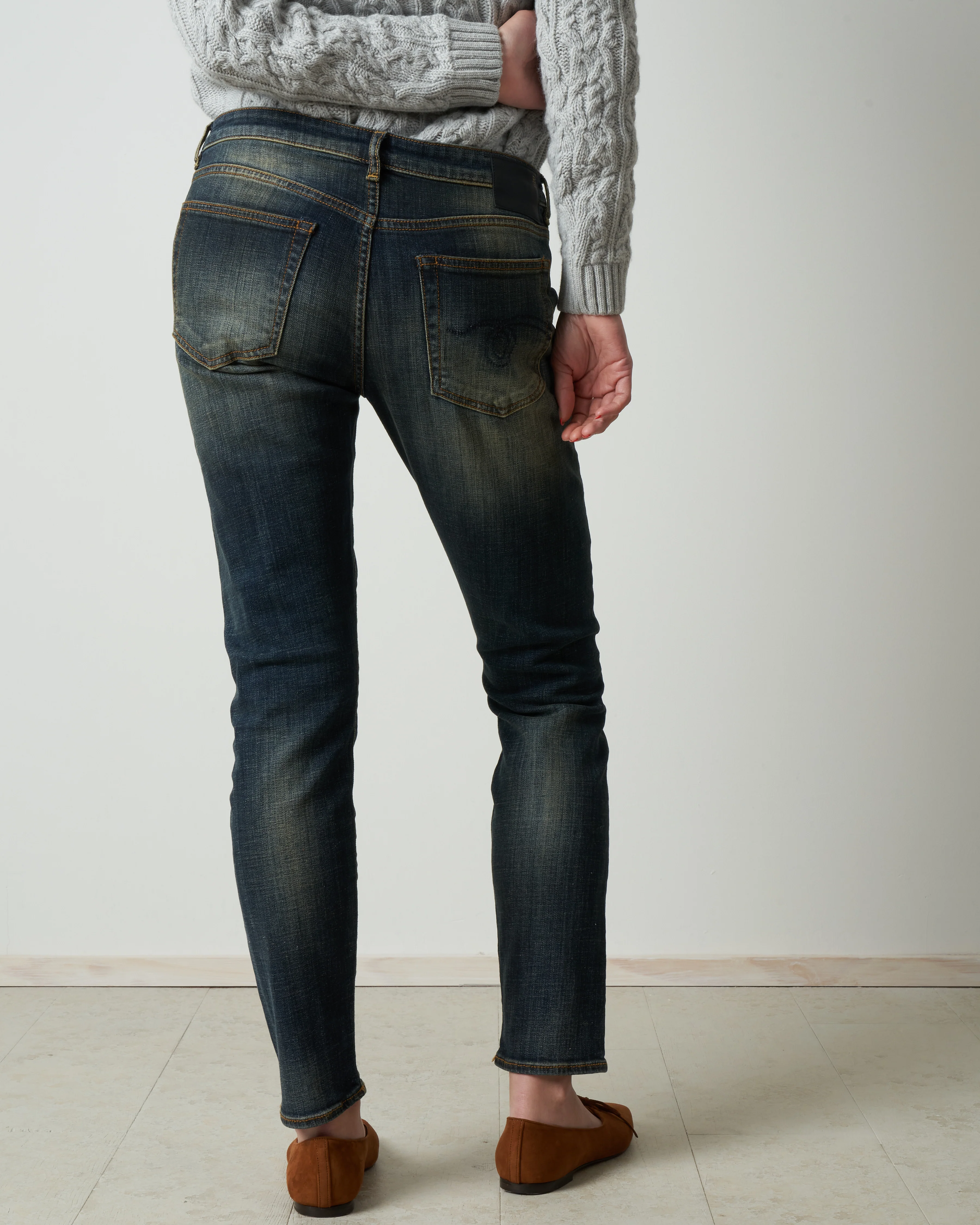boy skinny jean - vintage dark - Image 4