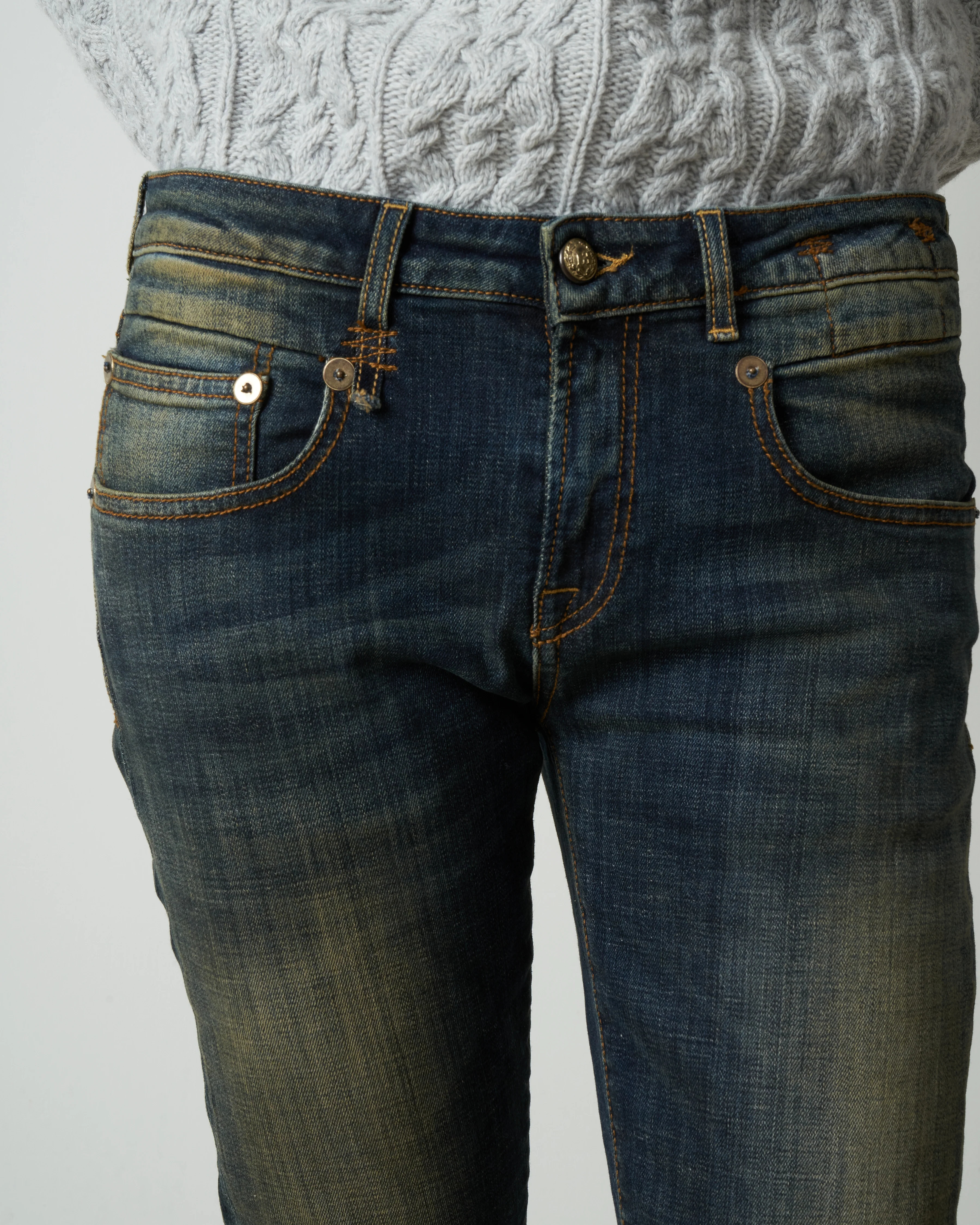 boy skinny jean - vintage dark - Image 5