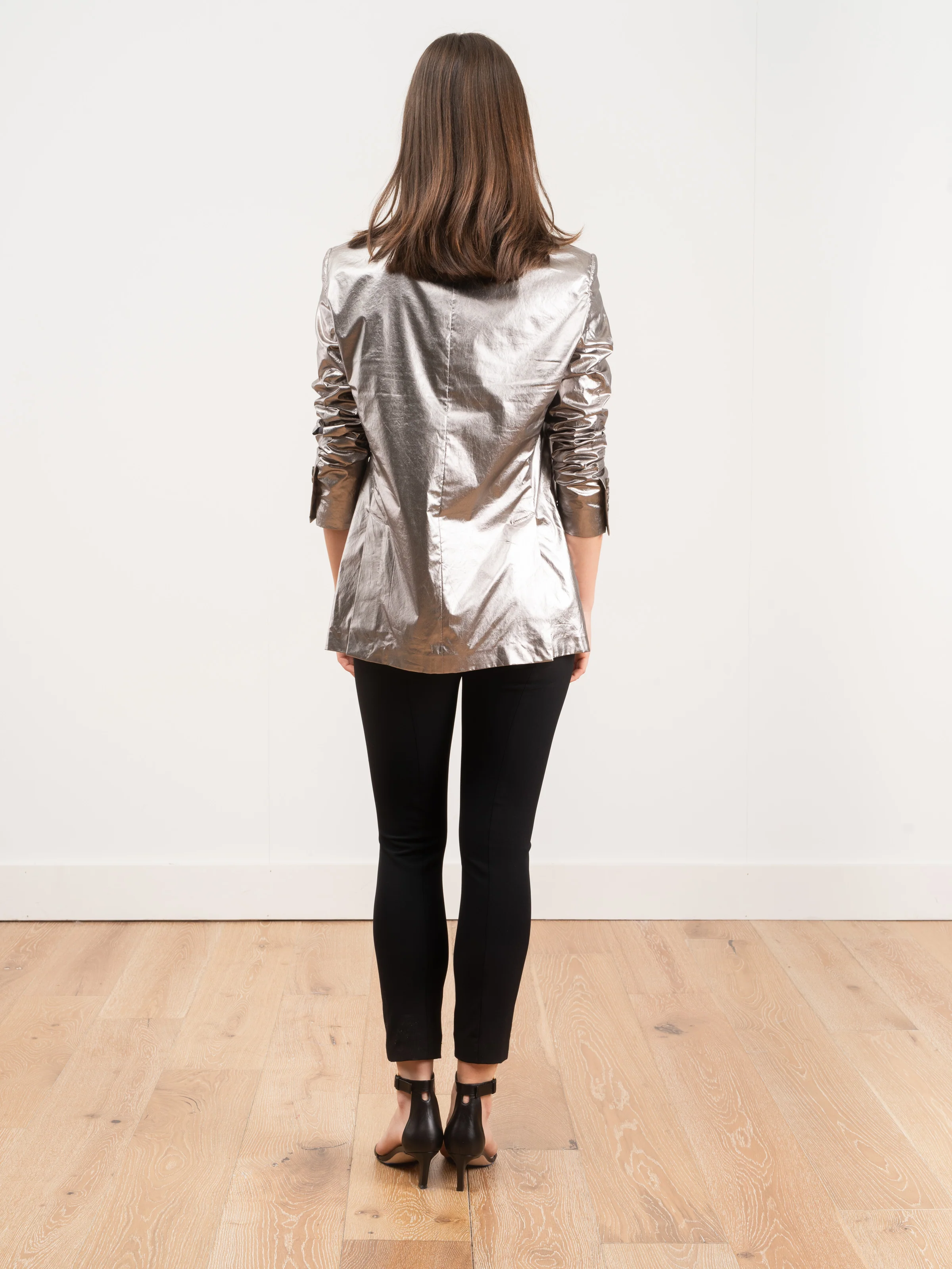 boyfriend blazer - silver - Image 3