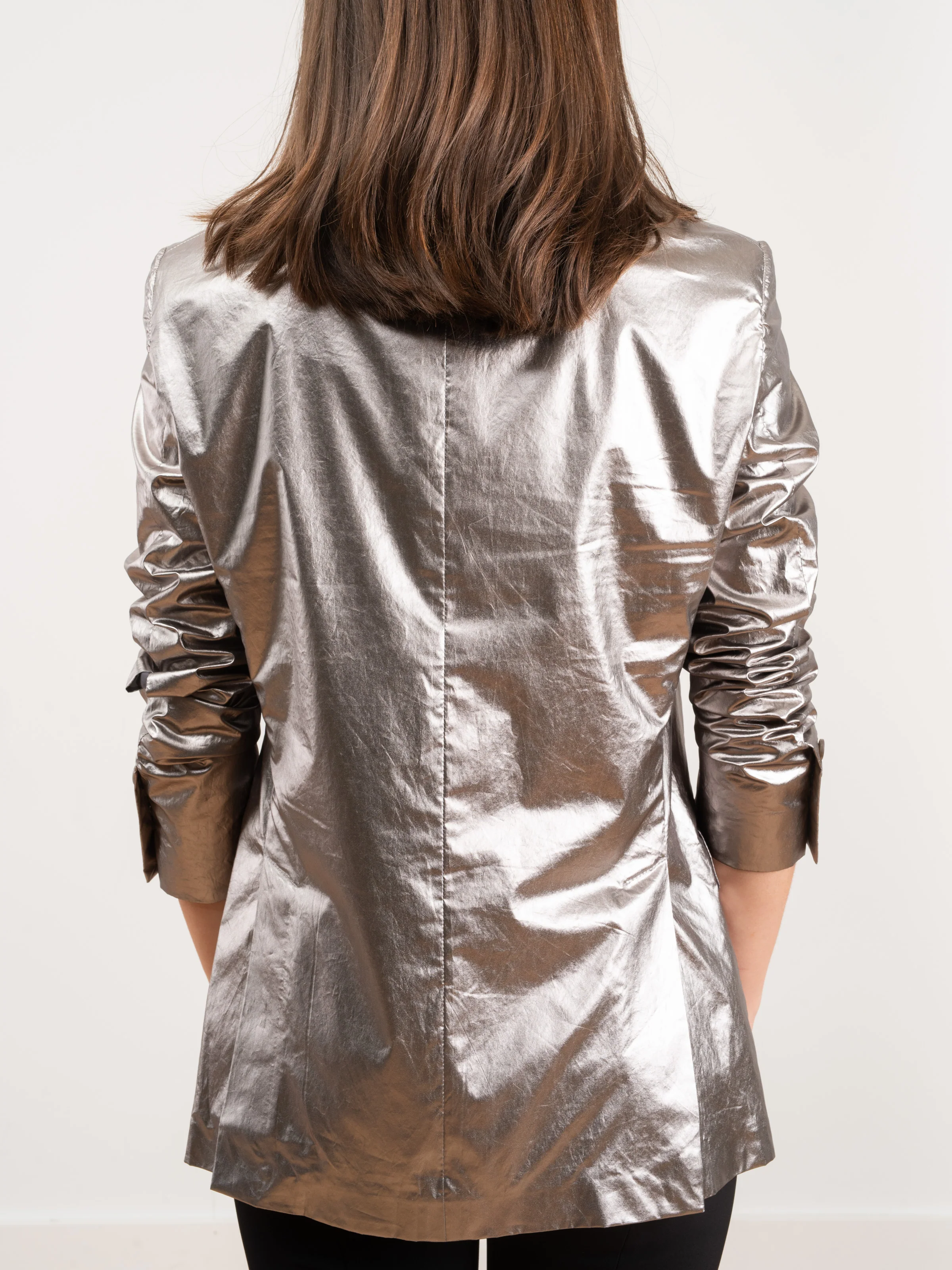 boyfriend blazer - silver - Image 6