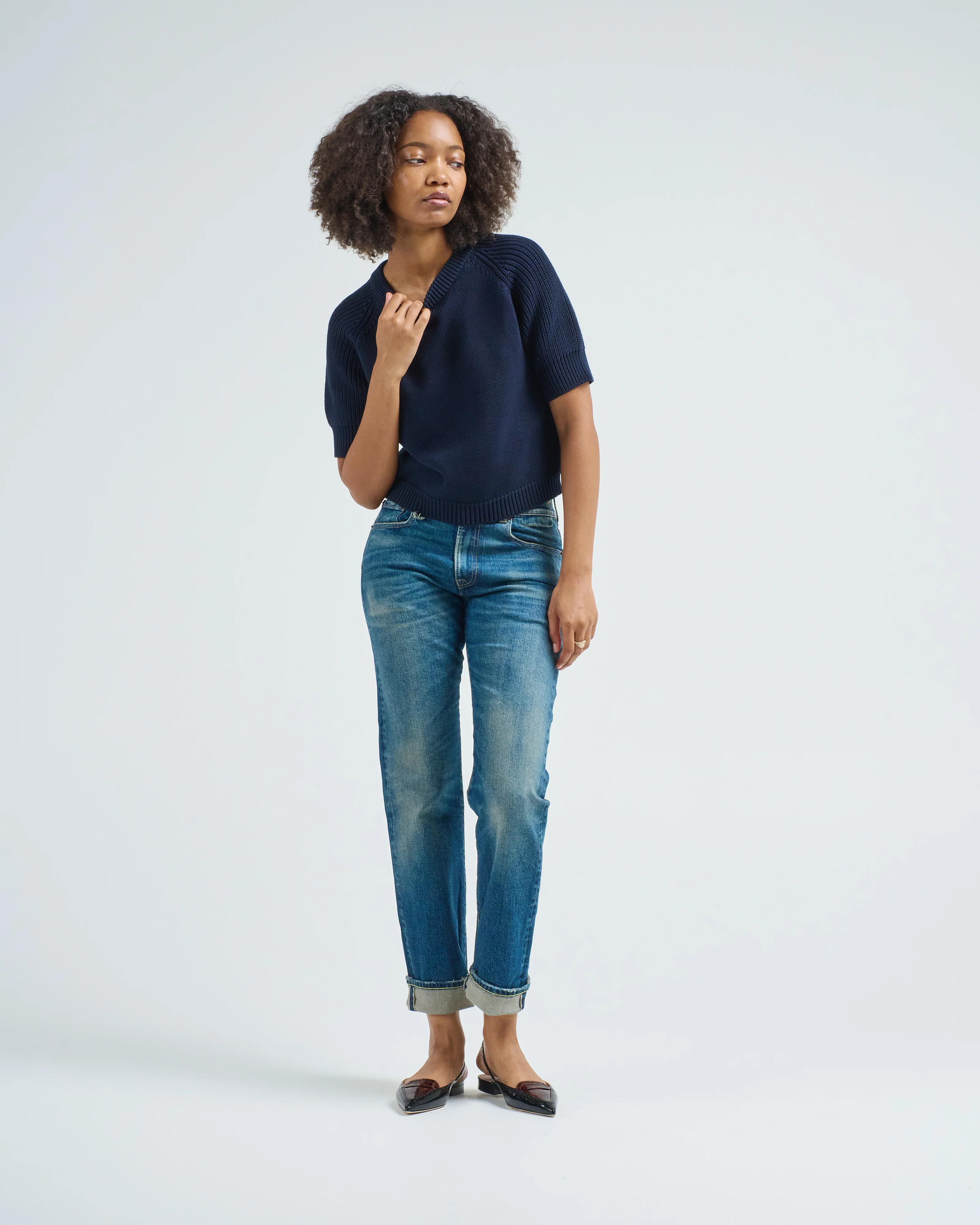 cuffed romeo jean