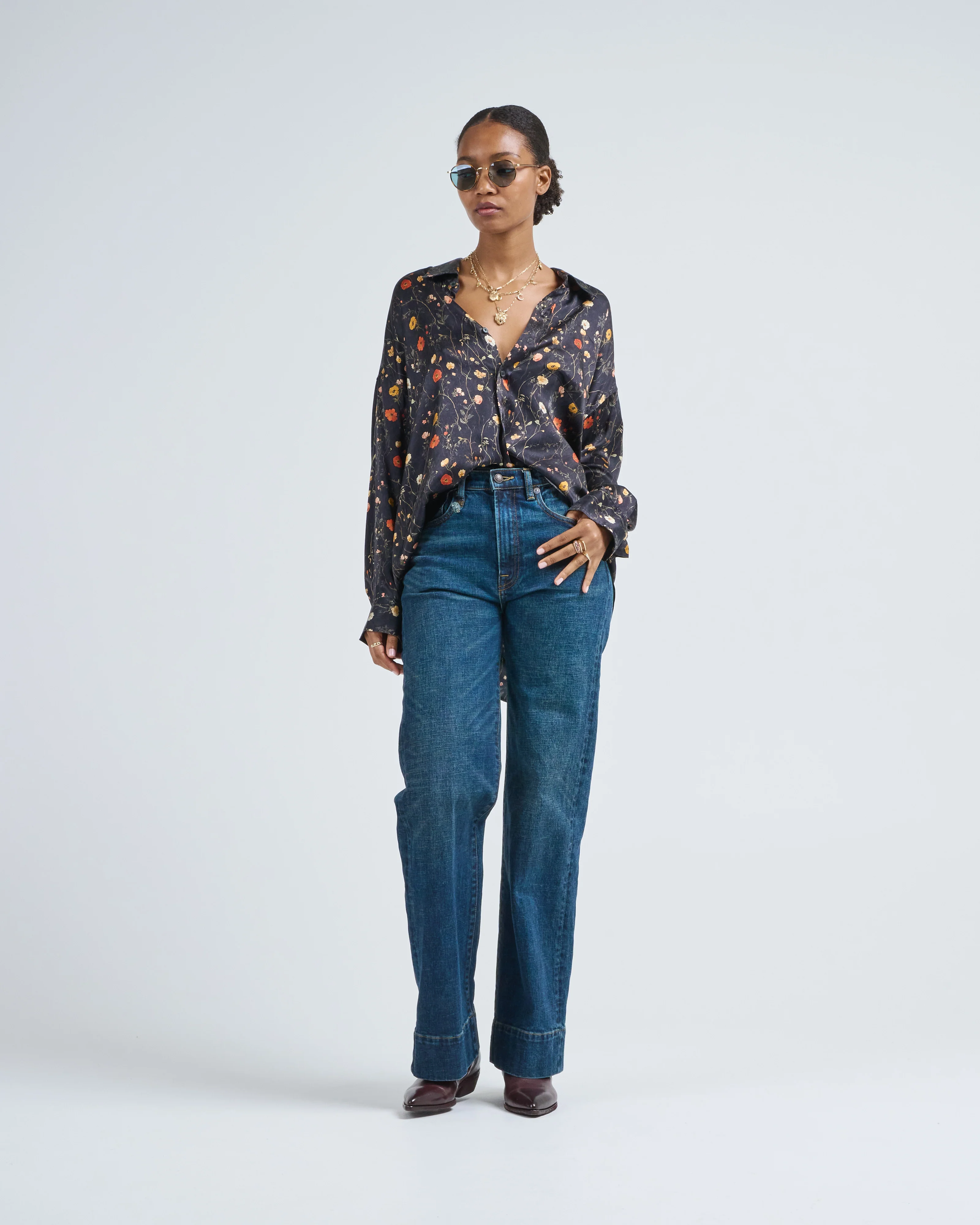 drop neck shirt - Image 2