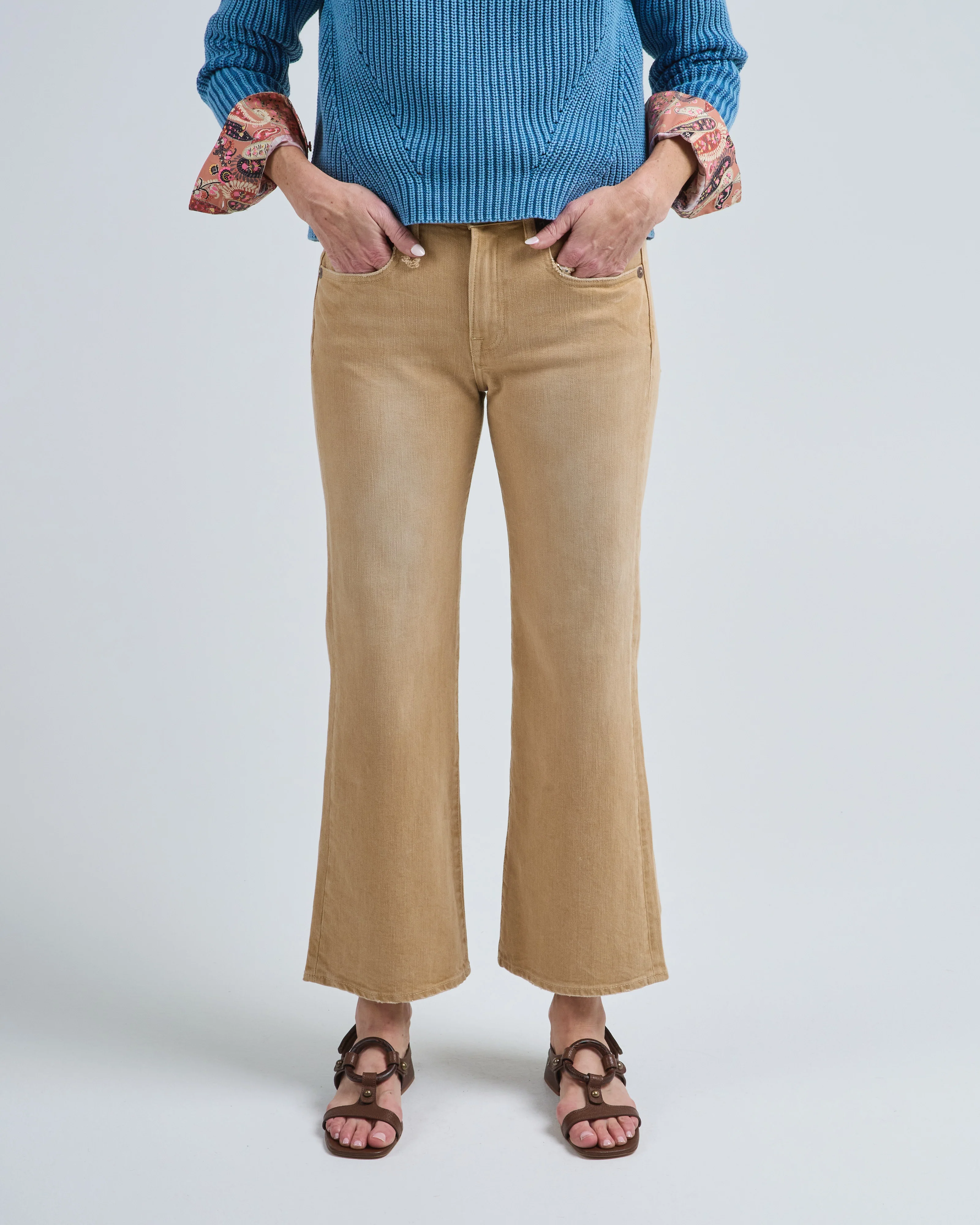 joan cropped flare jean - Image 3