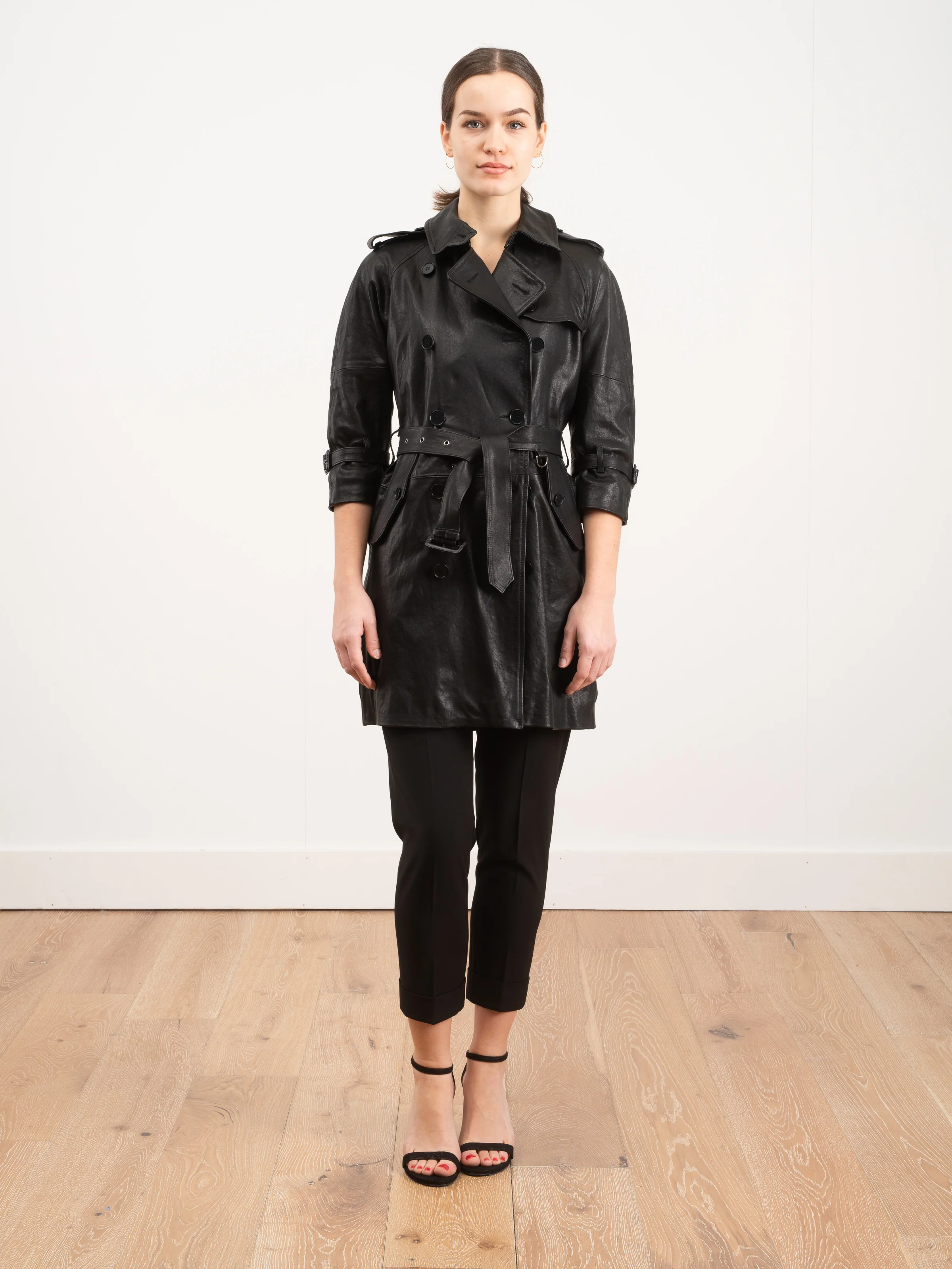 leather trench - Image 2