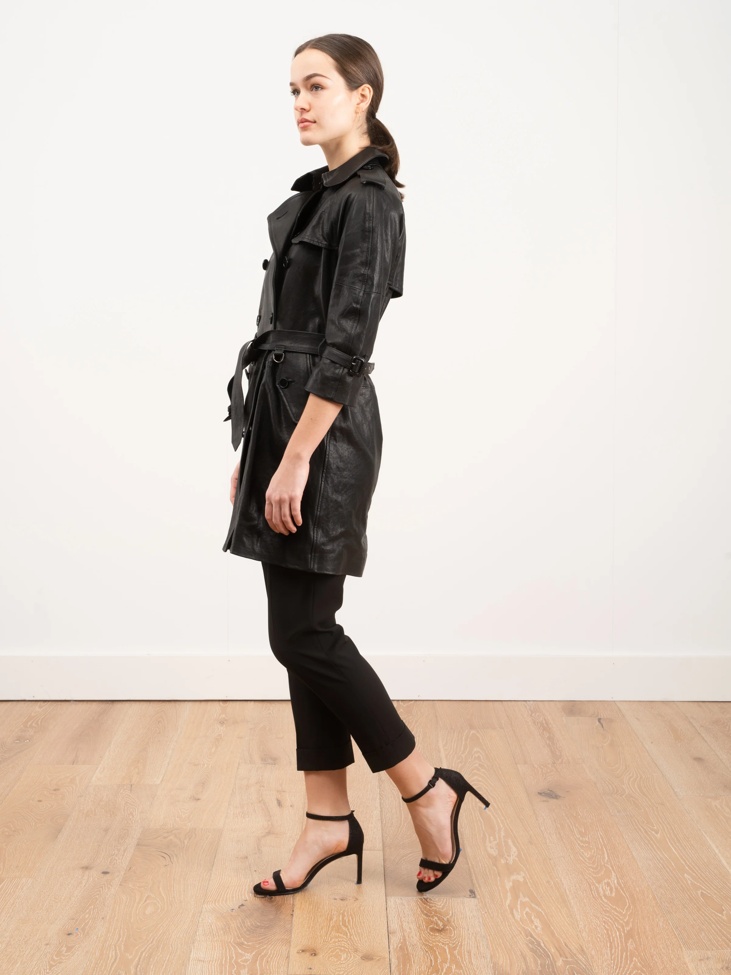 leather trench - Image 3