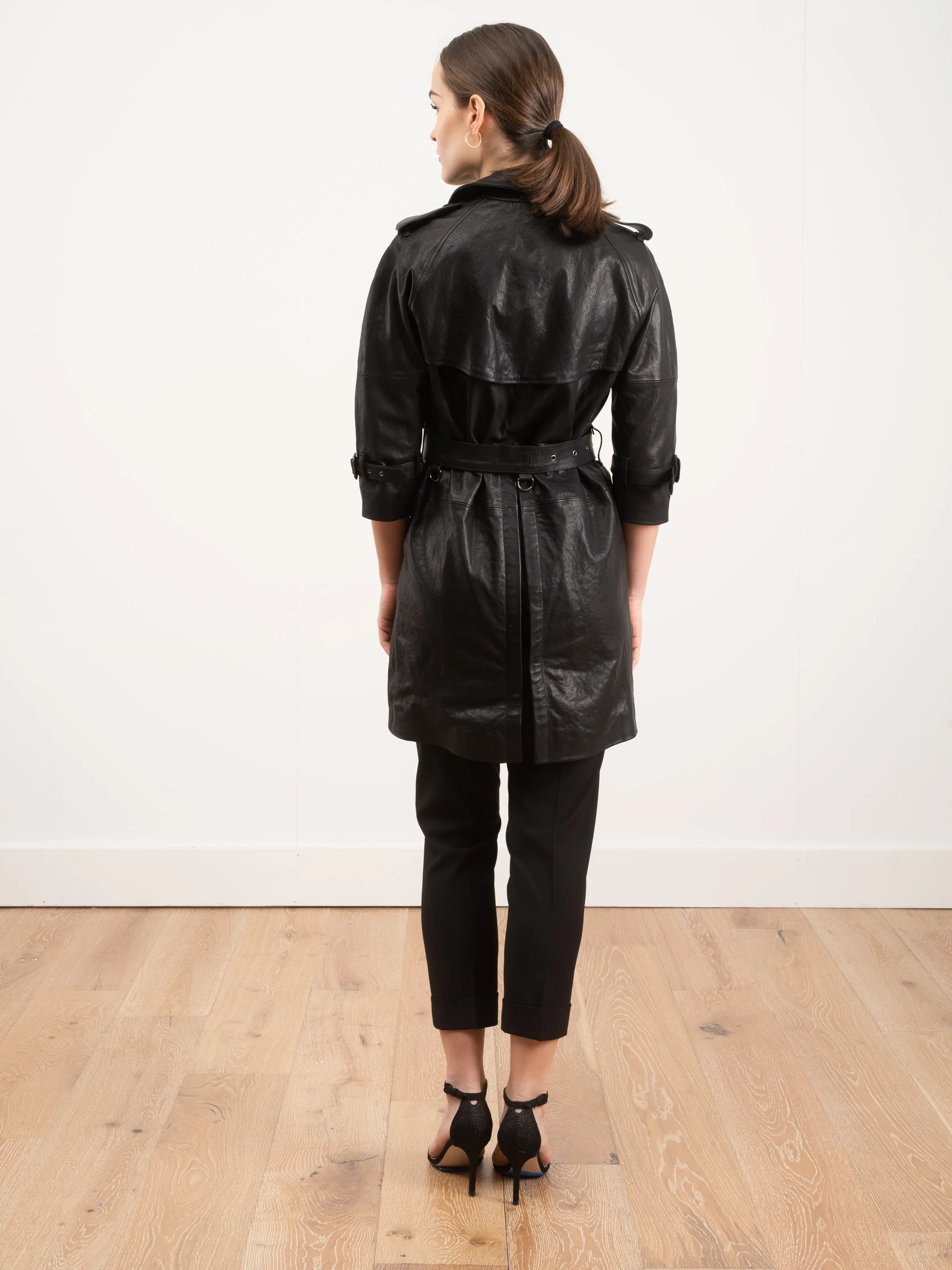 leather trench - Image 4