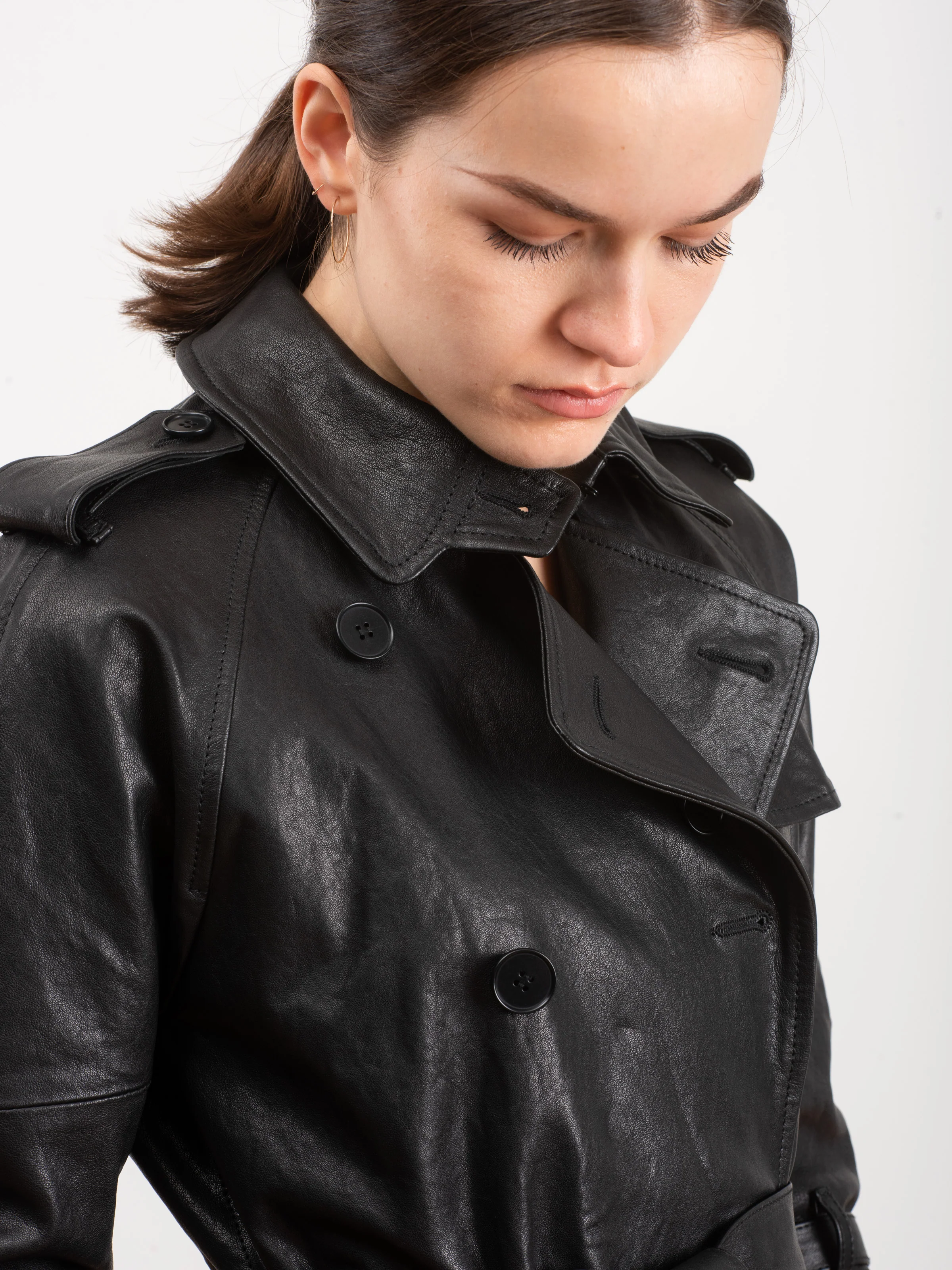 leather trench - Image 6