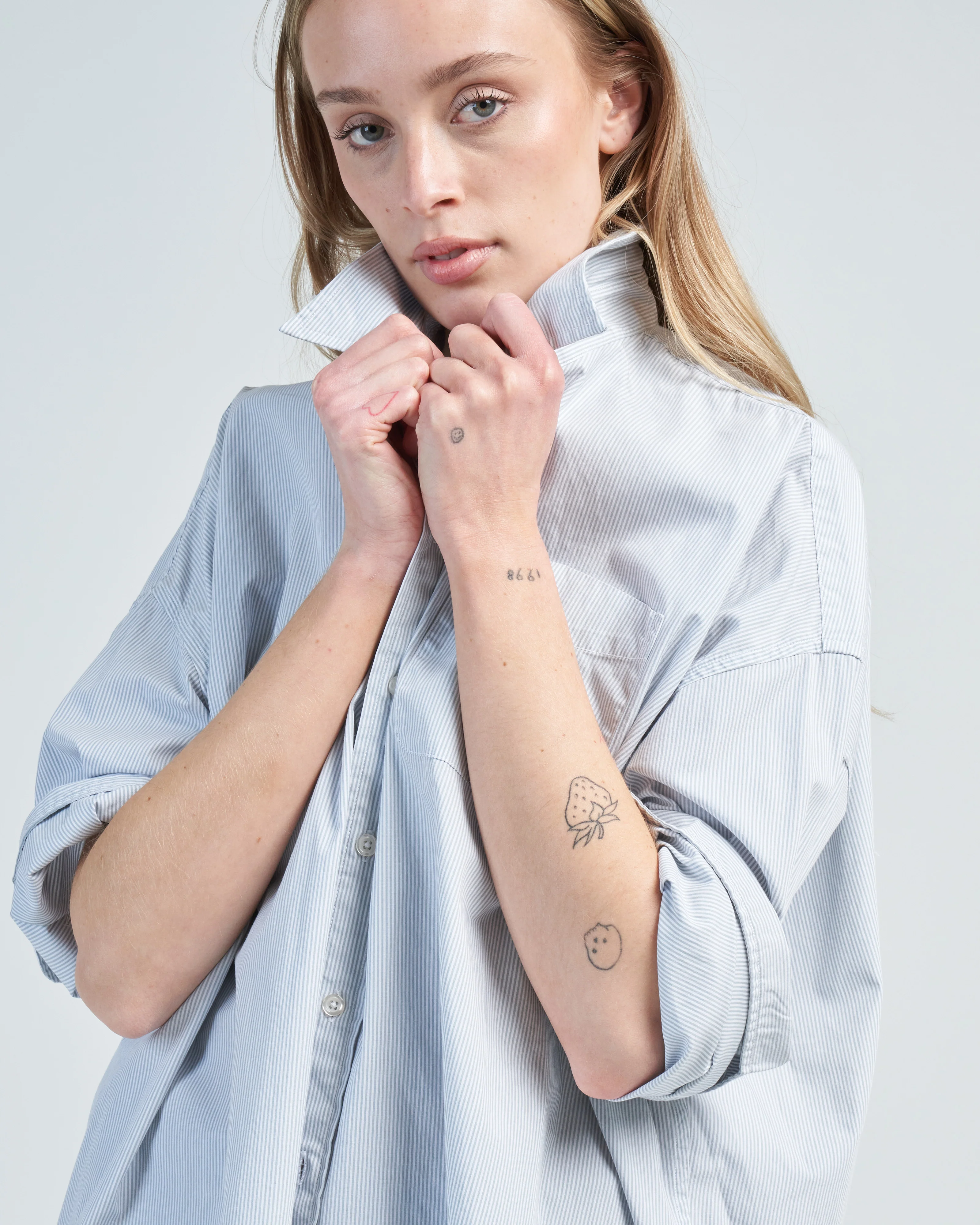 oxford shirt drop neck - Image 5