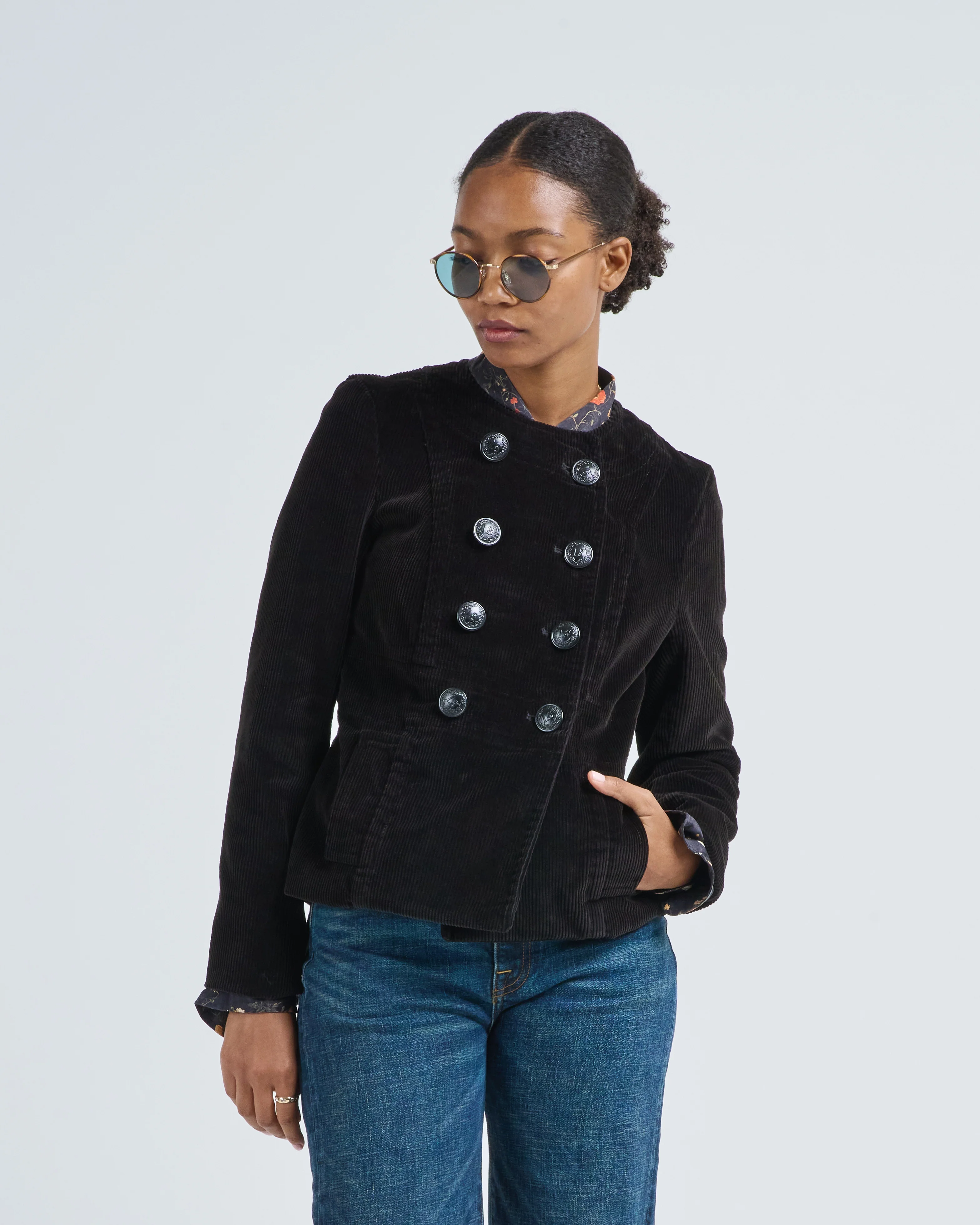 relaxed cadet jacket - Image 2