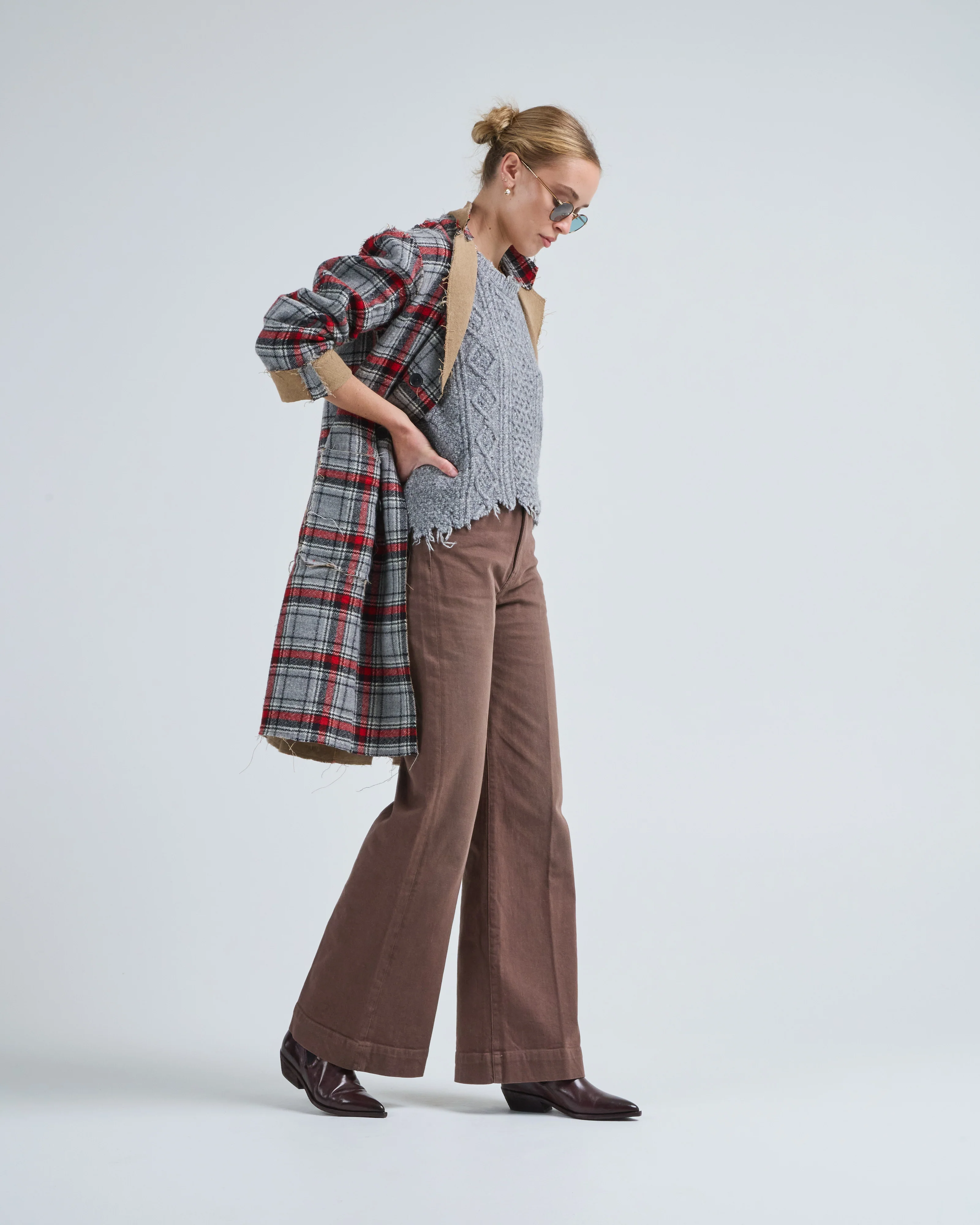 reversible raw cut coat - Image 3